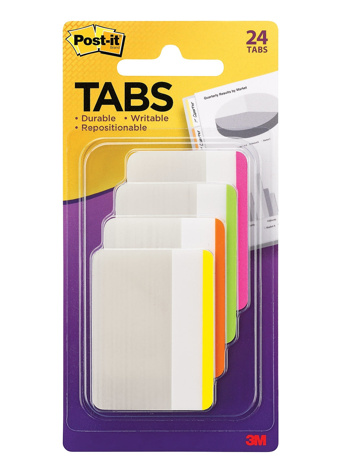 Post-it® Durable Filing Tabs, 2