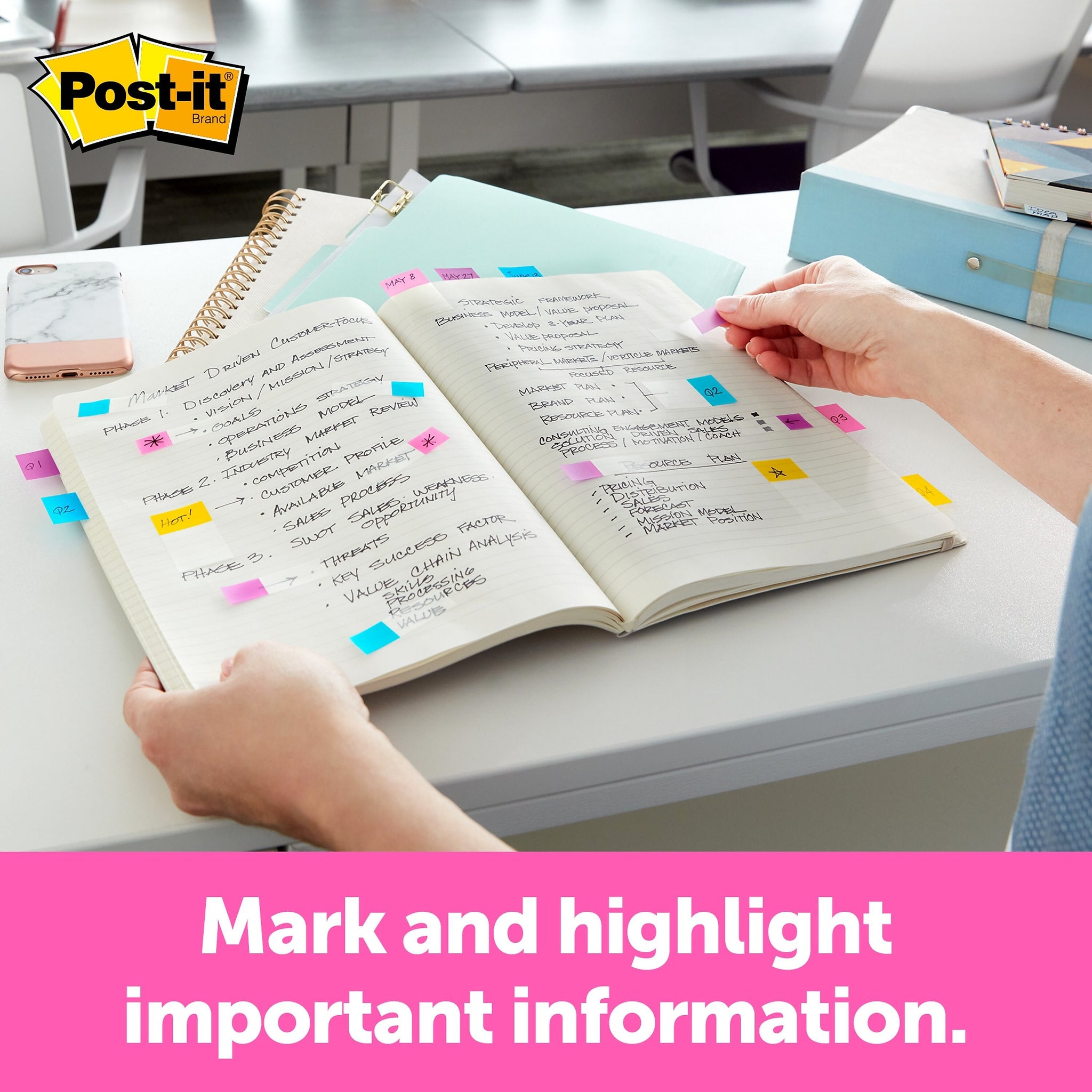 Post-it® Flags and Tabs Combo Pack, .47