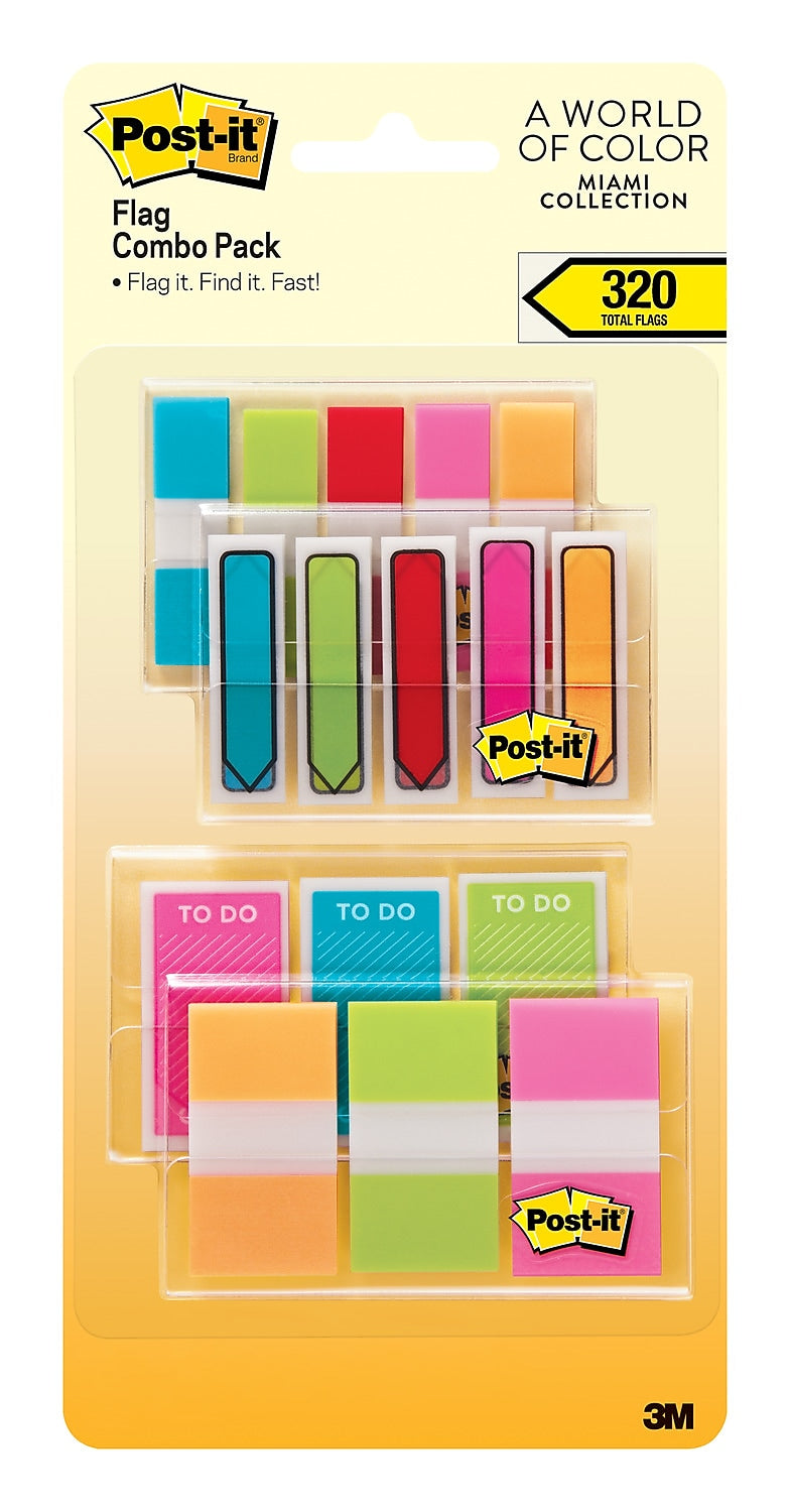 Post-it Flags Combo Pack, .47