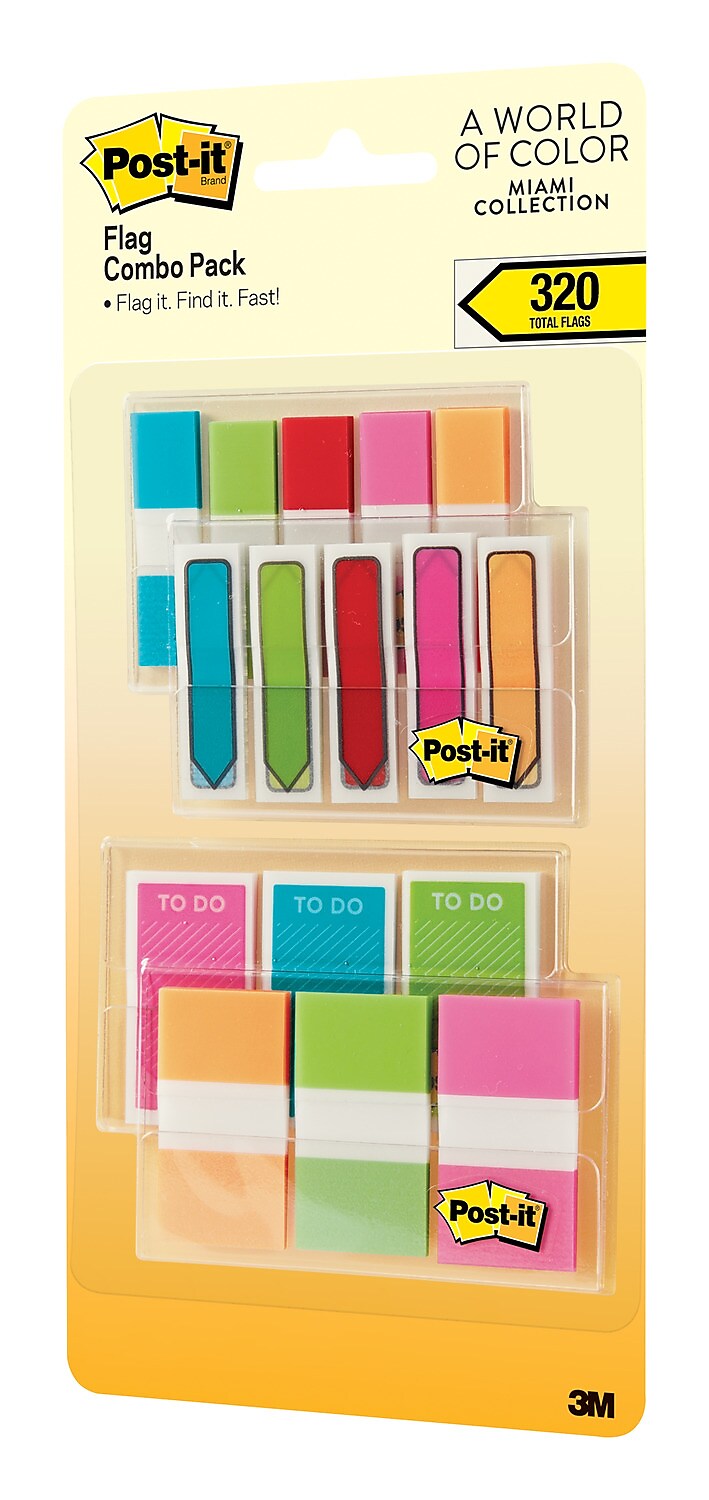 Post-it Flags Combo Pack, .47