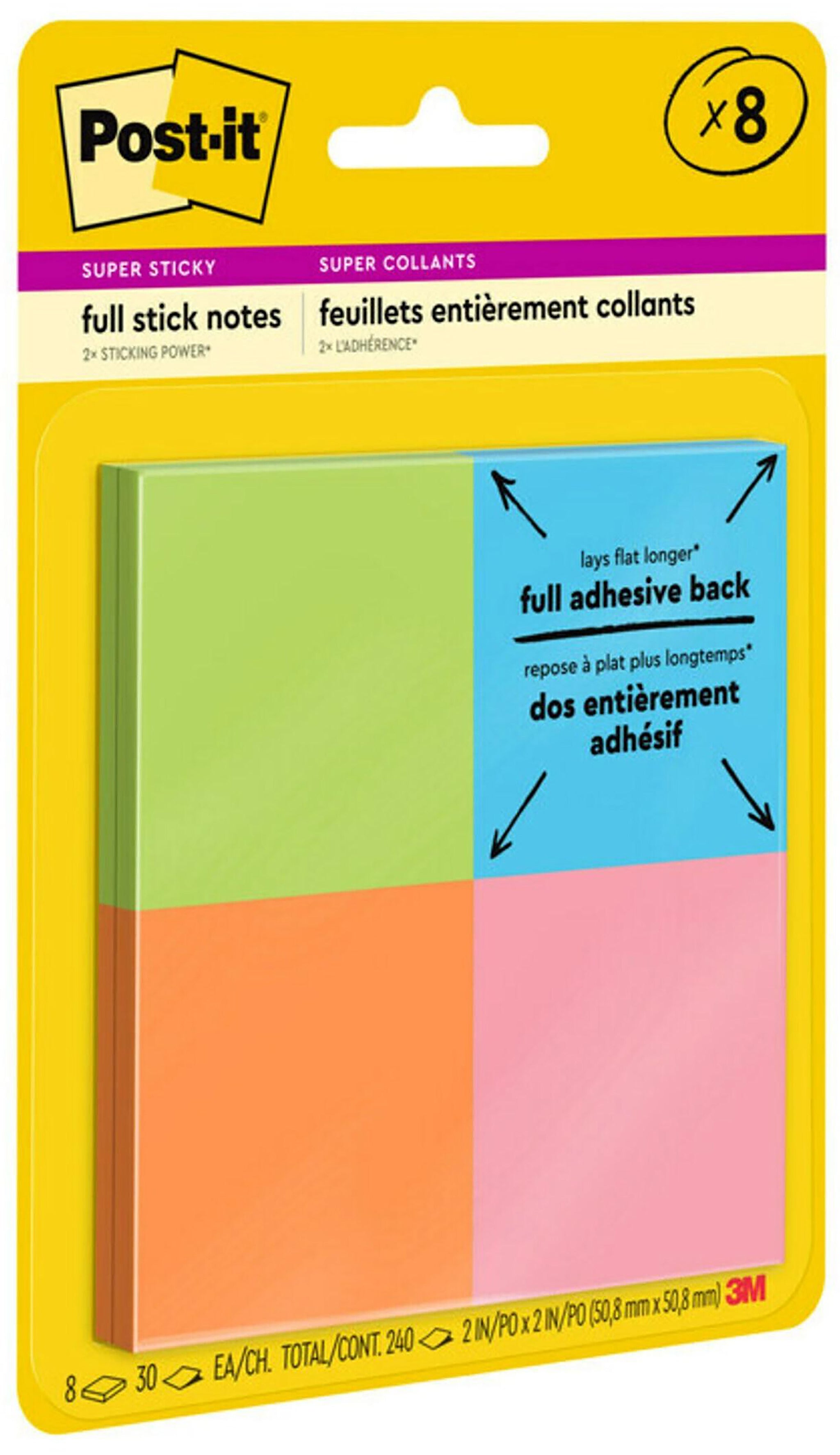 Post-it Full Adhesive Notes, 2