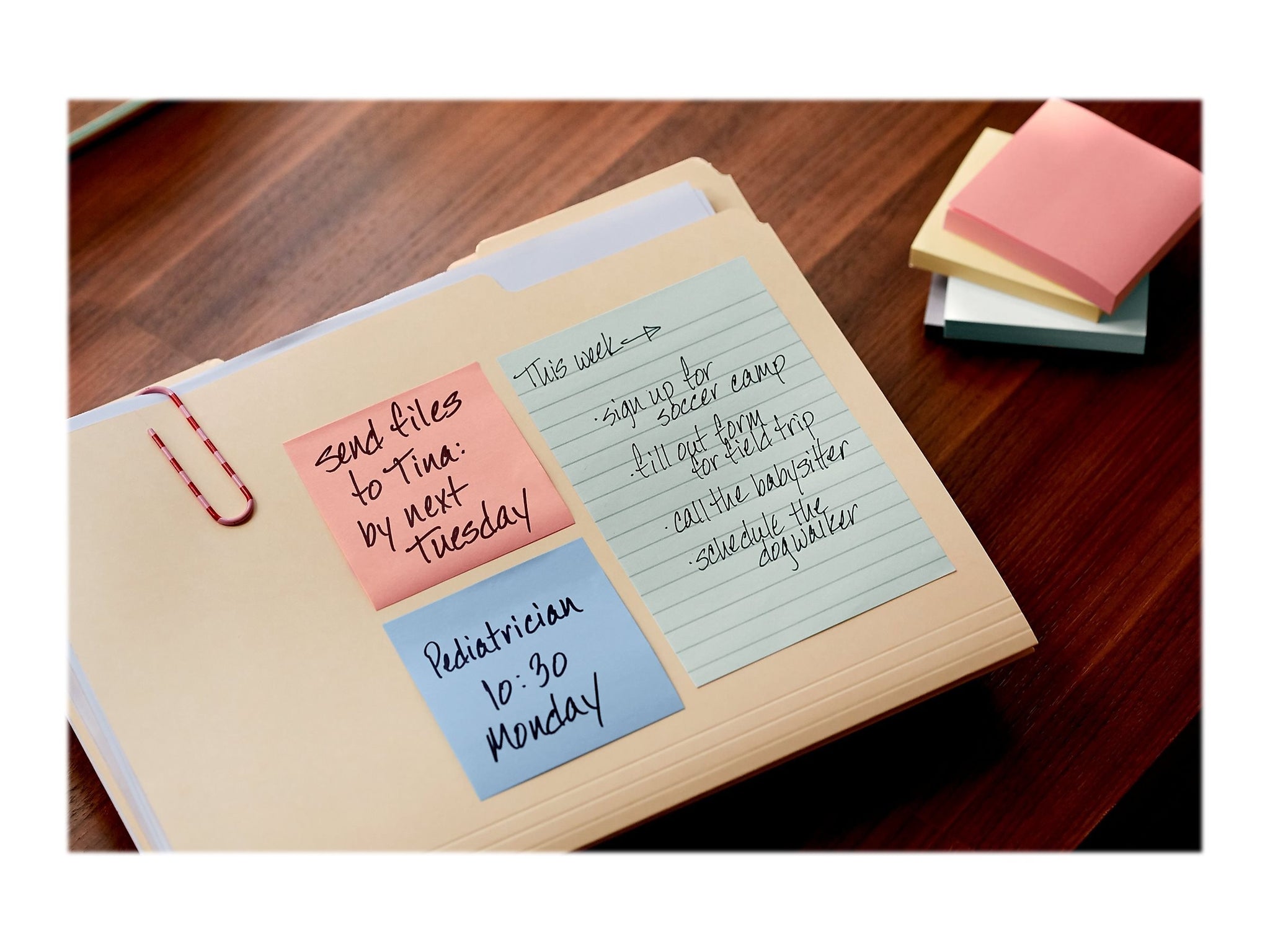 Post-it Greener Recycled Pop-up Notes, 3