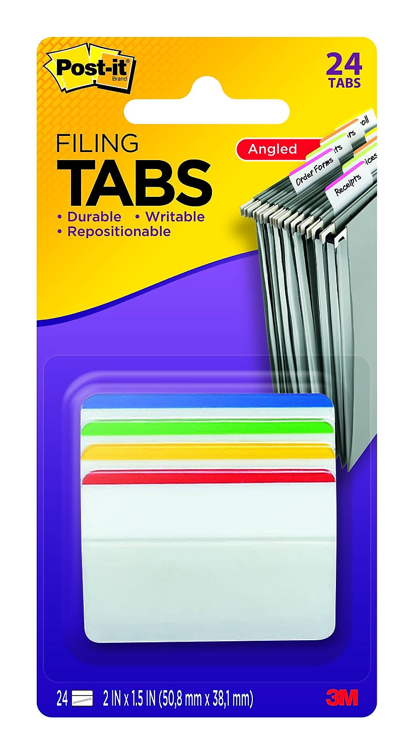 Post-It® Hanging File Folder Durable Tabs, 2
