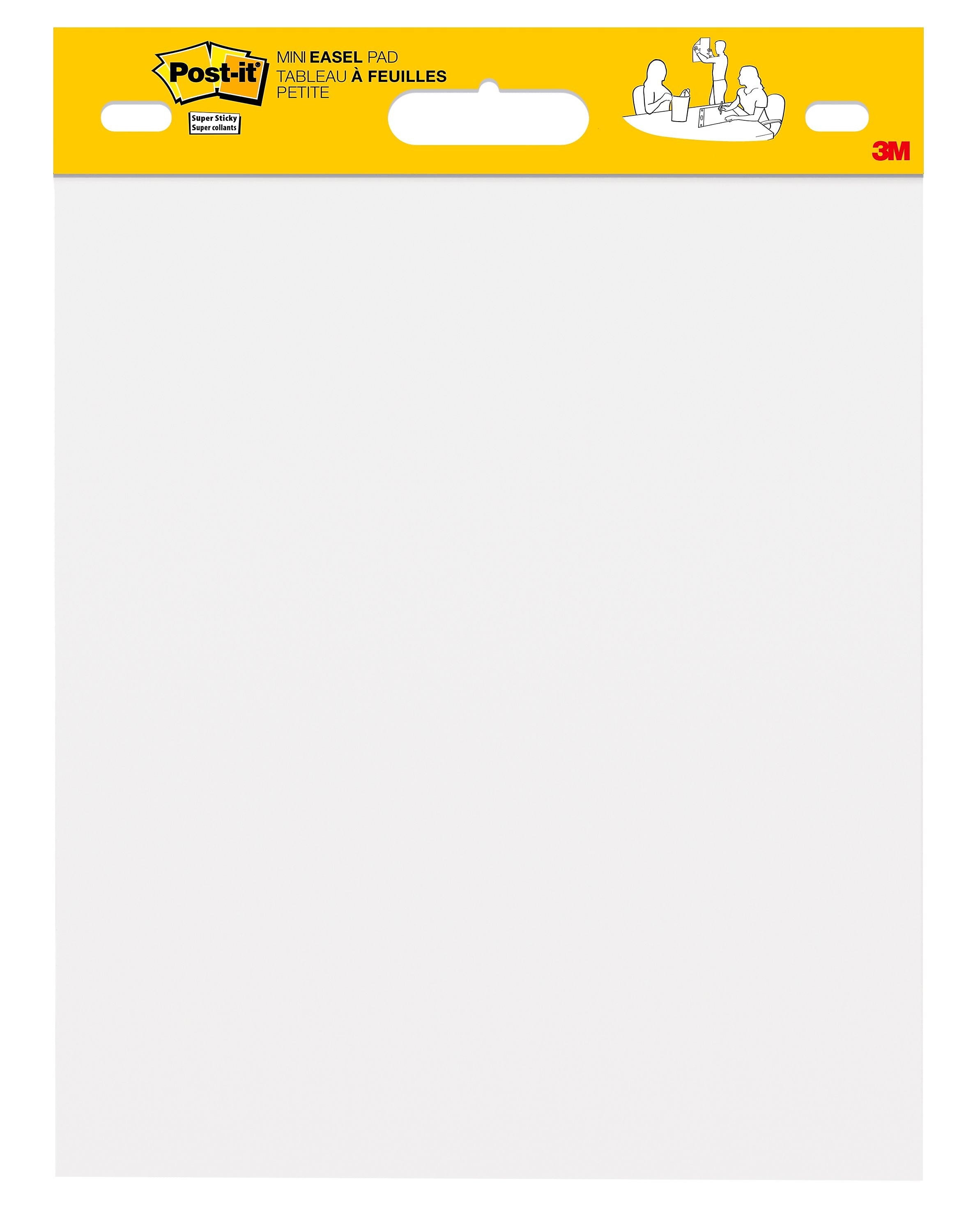 Post-it® Mini Super Sticky Wall Easel Pad, 15