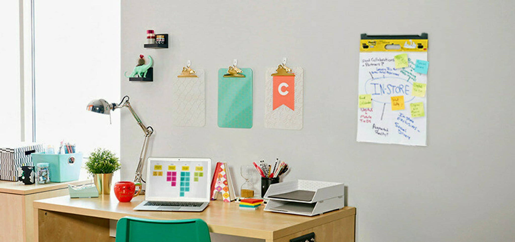 Post-it® Mini Super Sticky Wall Easel Pad, 15