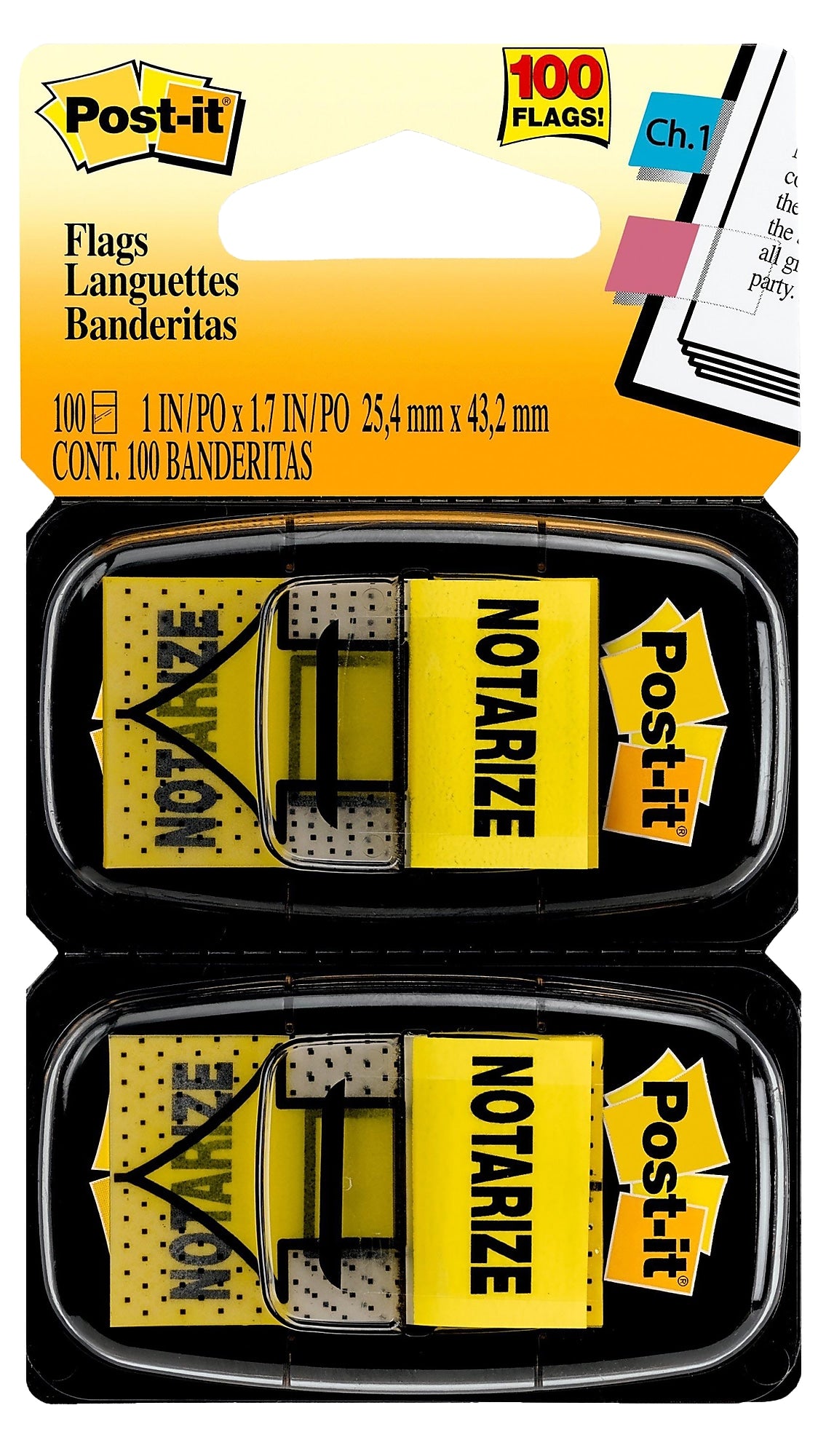 Post-it 'Notarize' Message Flags, 1