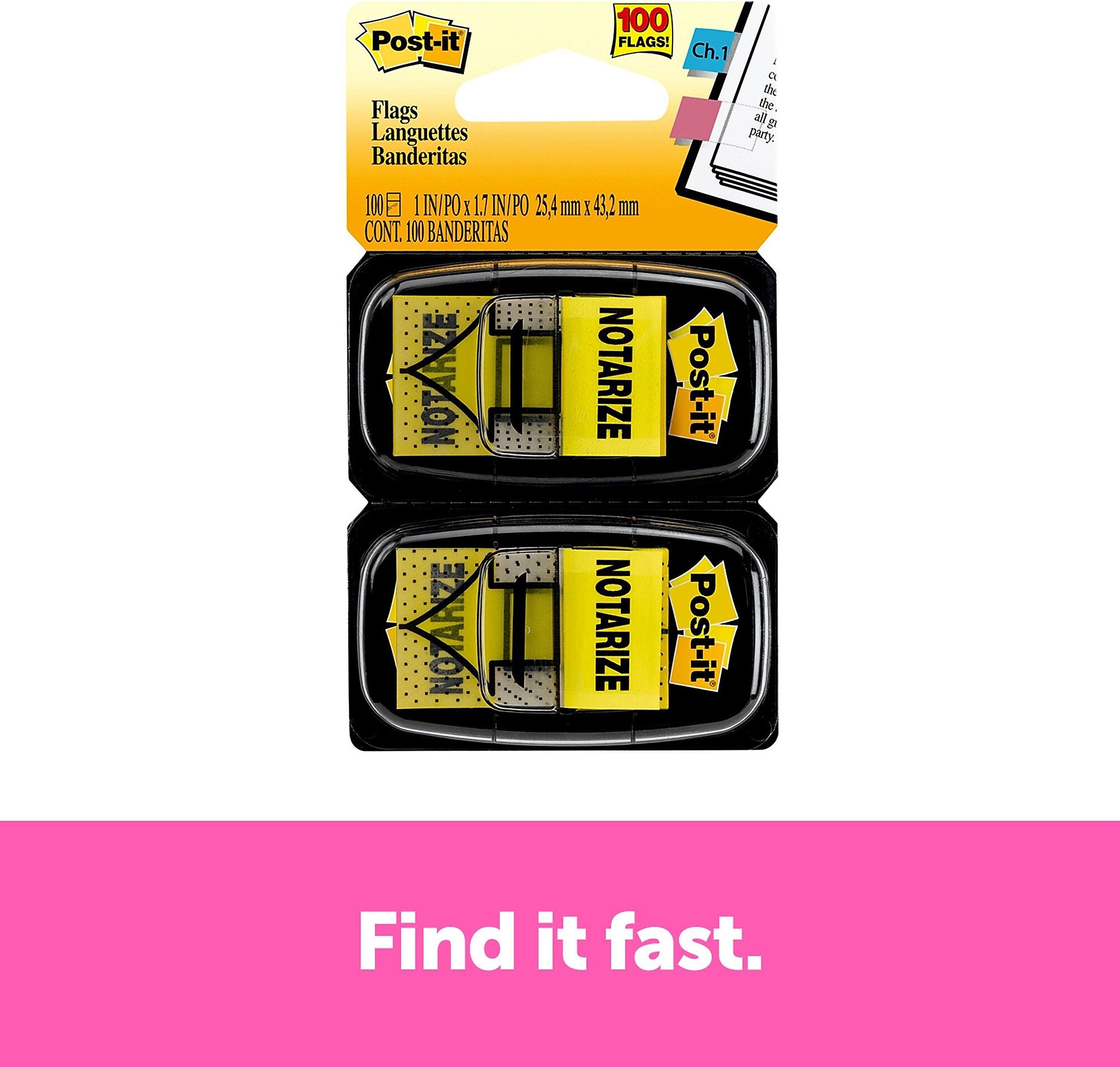 Post-it 'Notarize' Message Flags, 1