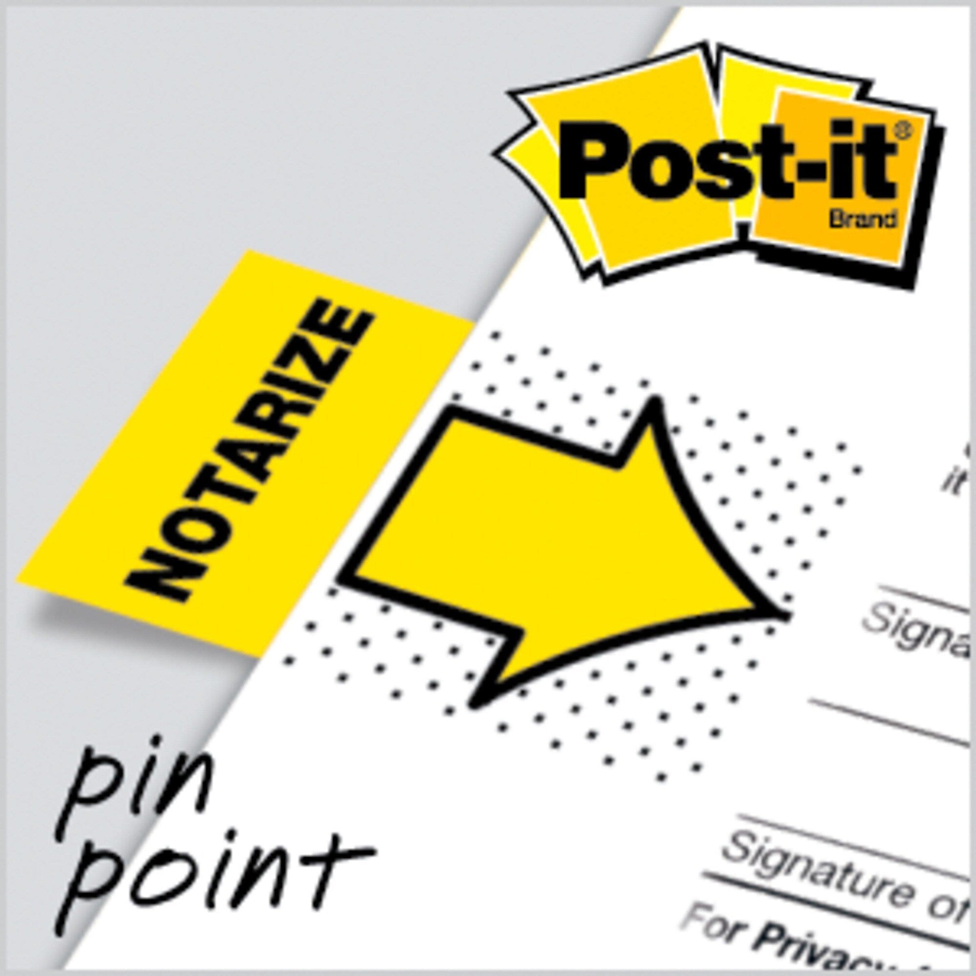 Post-it 'Notarize' Message Flags, 1