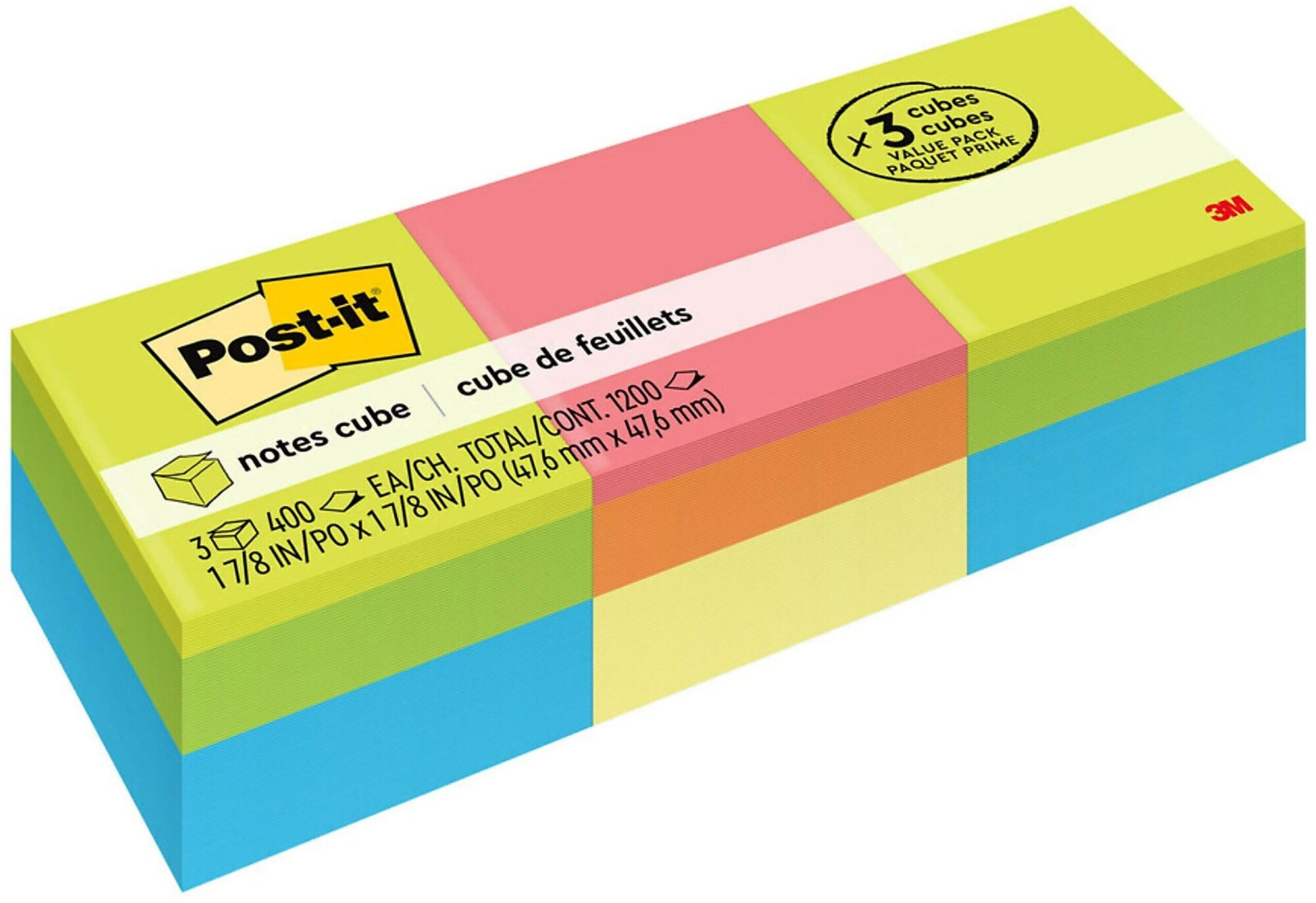 Post-it Notes, Assorted Collection, 1 7/8
