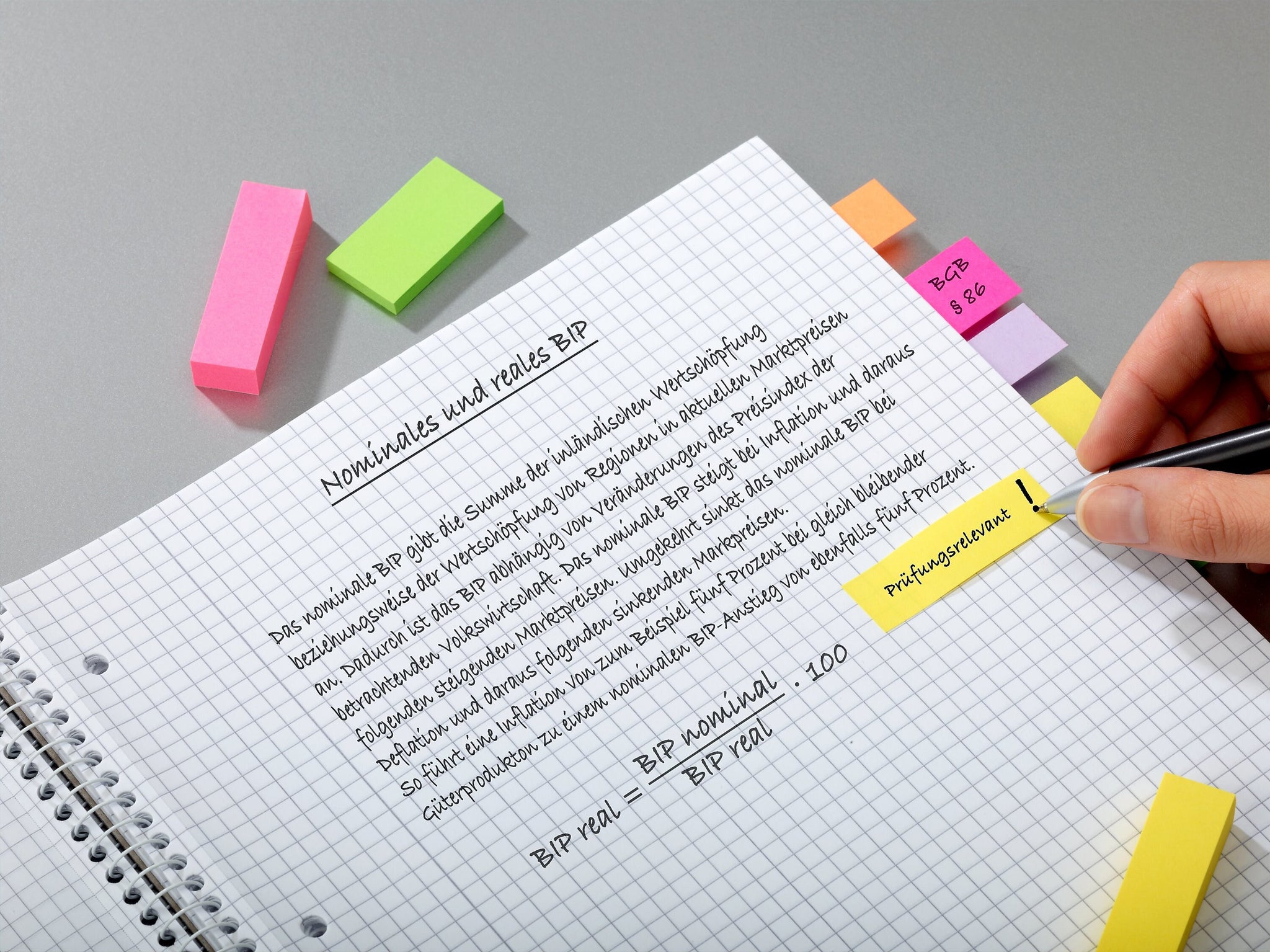 Post-it Page Marker, Assorted Colors, .5 in. x 1.7 in., 100 Sheets/Pad, 5 Pads/Pack