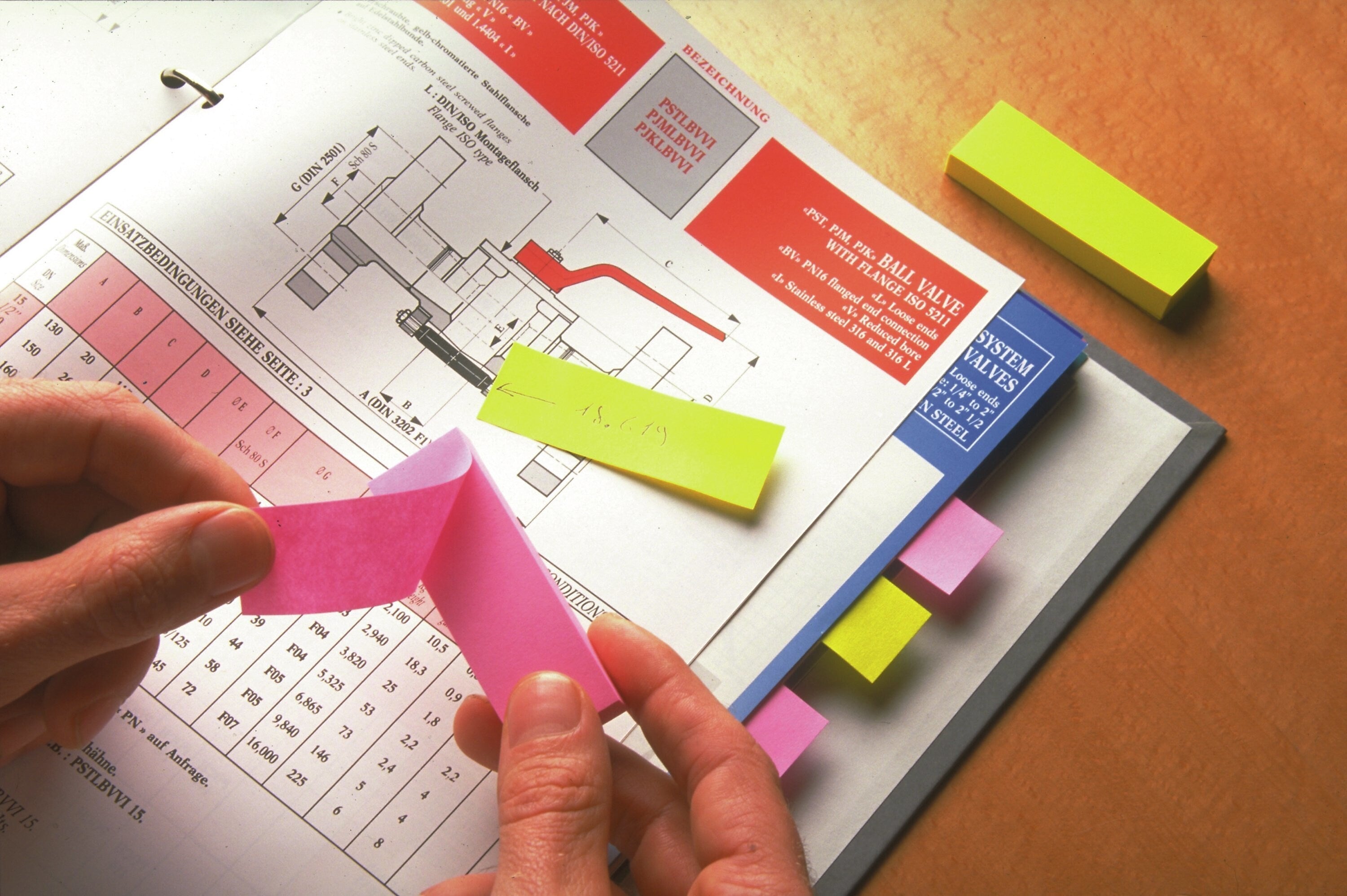 Post-it Page Markers, Assorted Colors , .5 in. x 1.875 in., 100 Sheets/Pad, 5 Pads/Pack