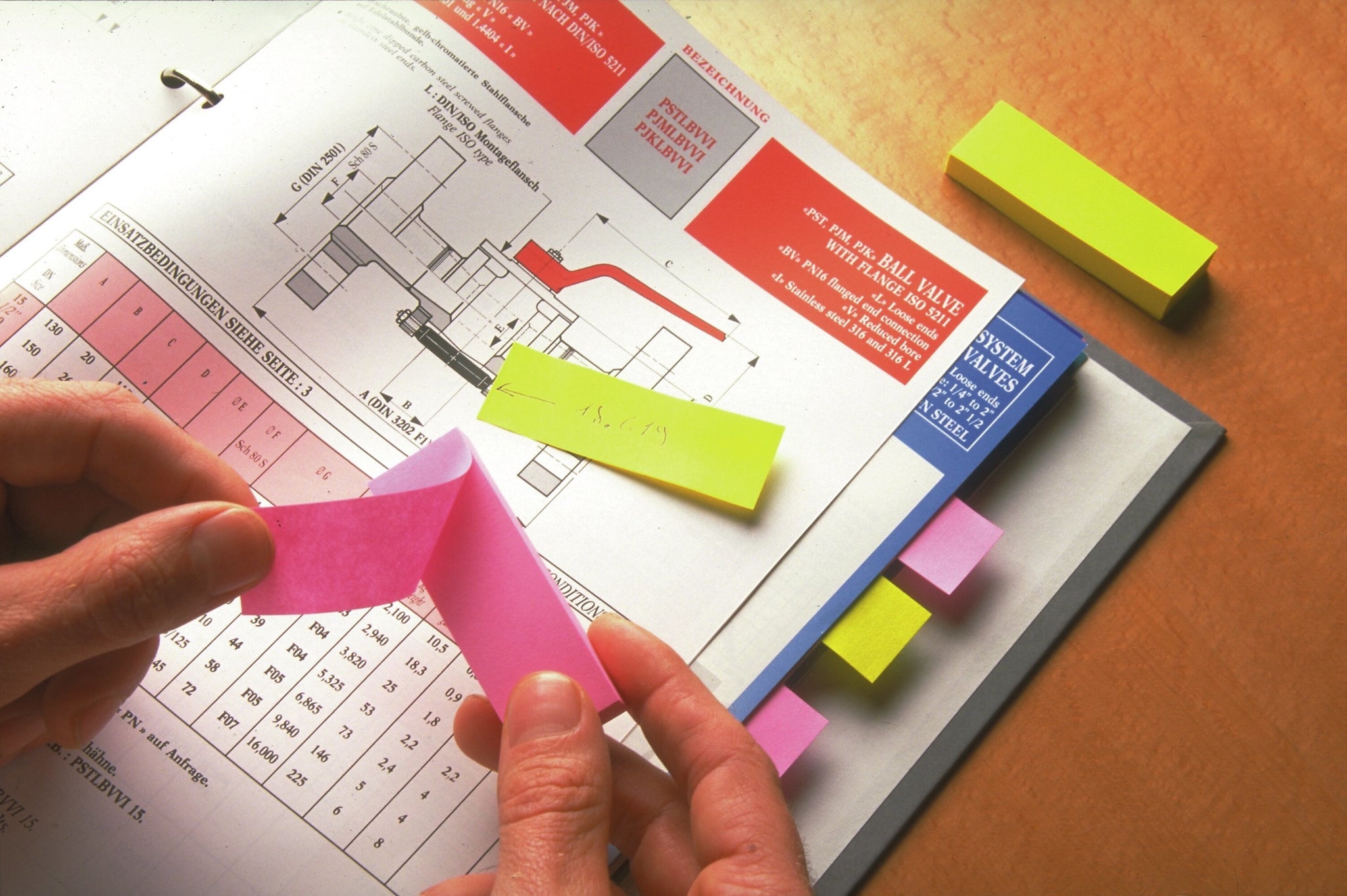 Post-it Page Markers, Assorted Colors , .5 in. x 1.875 in., 100 Sheets/Pad, 5 Pads/Pack