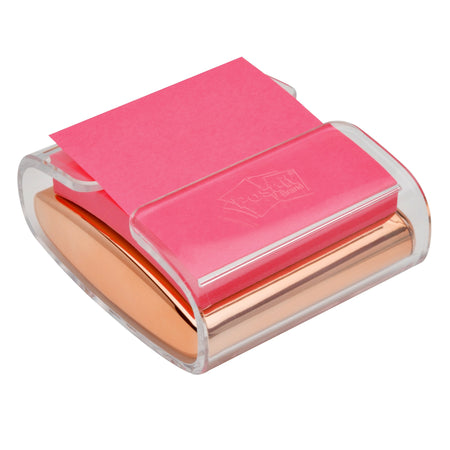 Post-it® Pop-up Note Dispenser, 3" x 3", Rose Gold