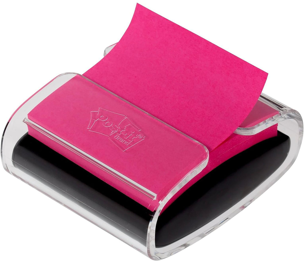 Post-it Pop-Up Notes Dispenser for 3" x 3" Notes, Black