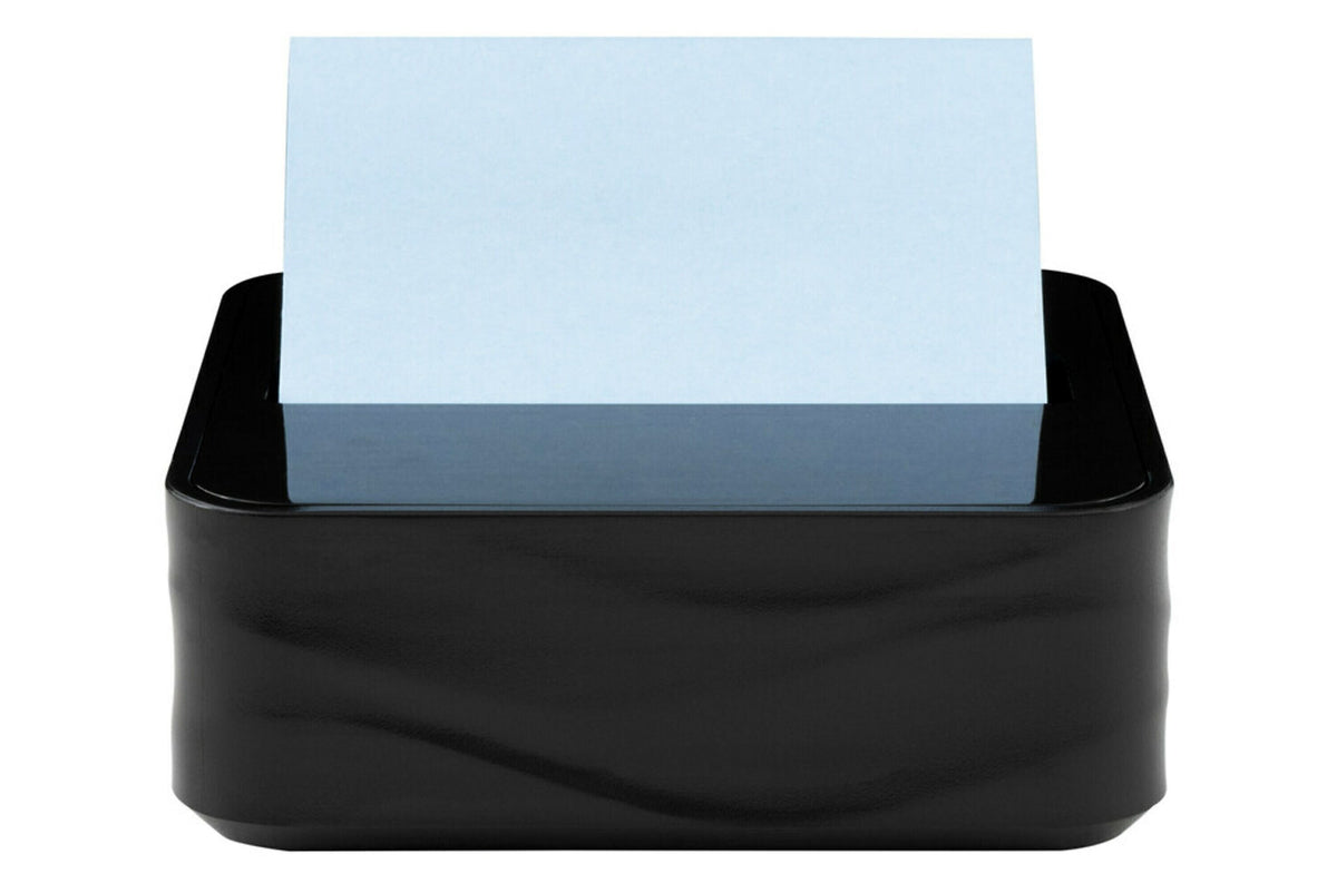 Post-it Pop-up Wave Design Dispenser with 3" x 3" Sticky Notes, Black