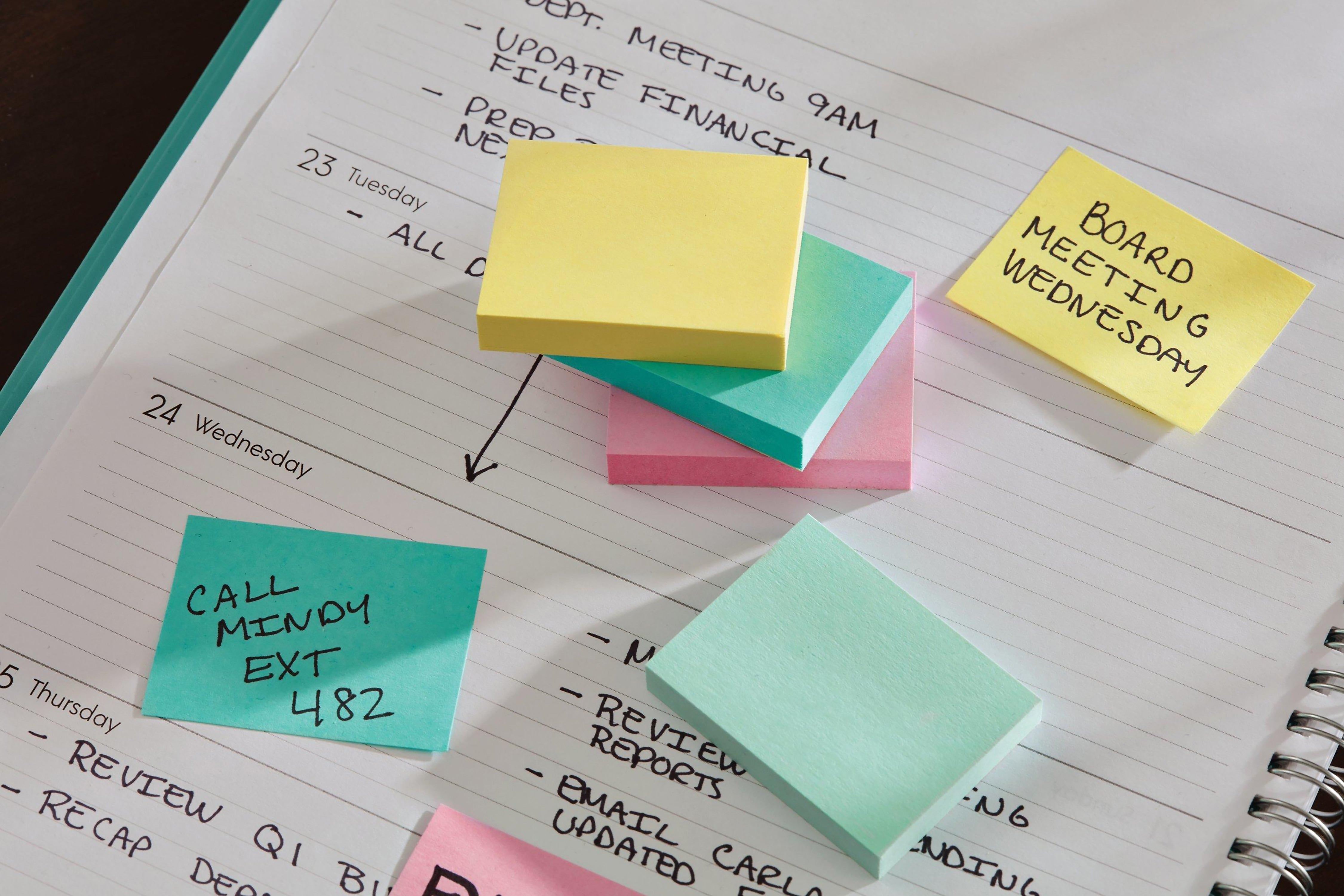 Post-it Recycled Notes, 1 3/8