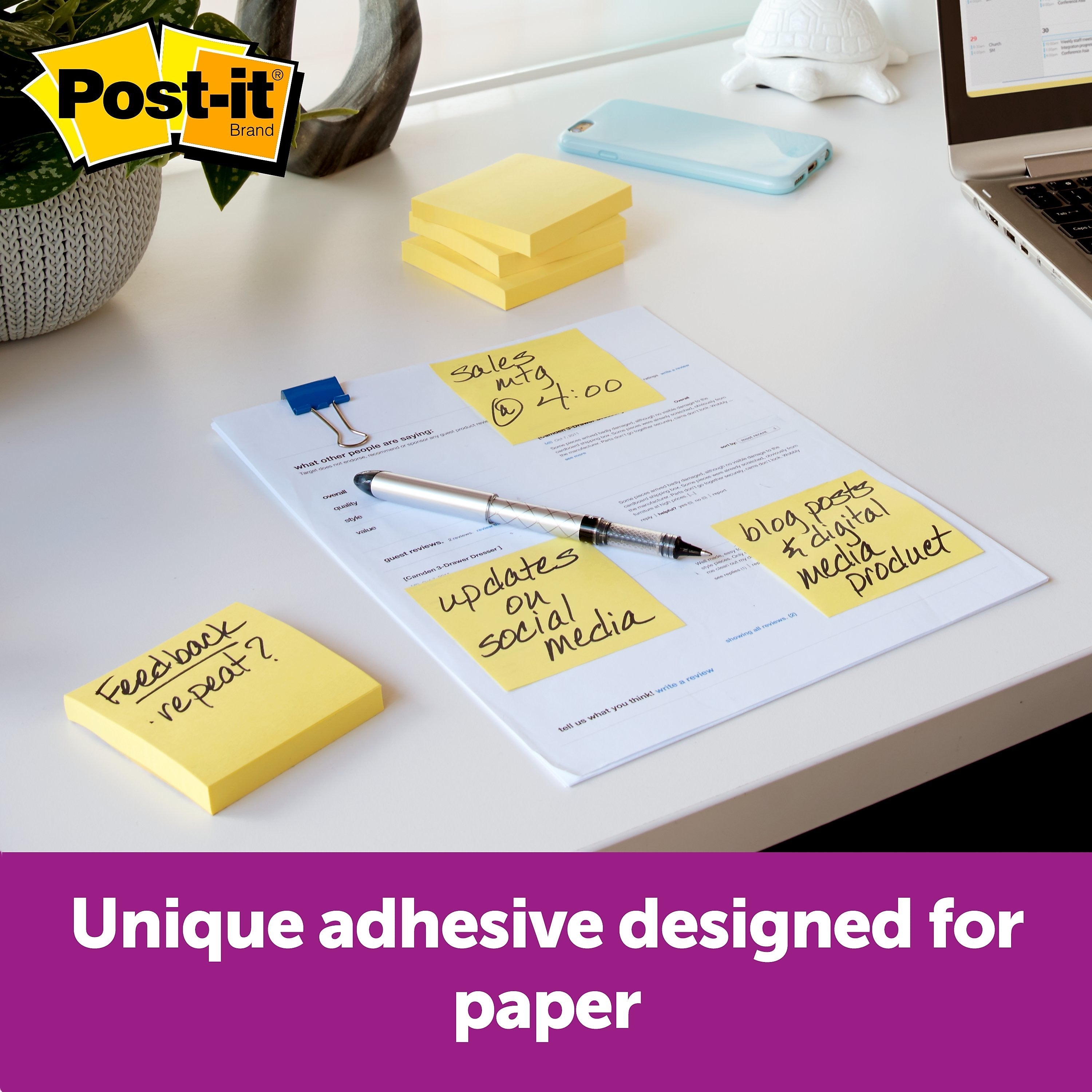 Post-it Recycled Pop-up Notes, 3