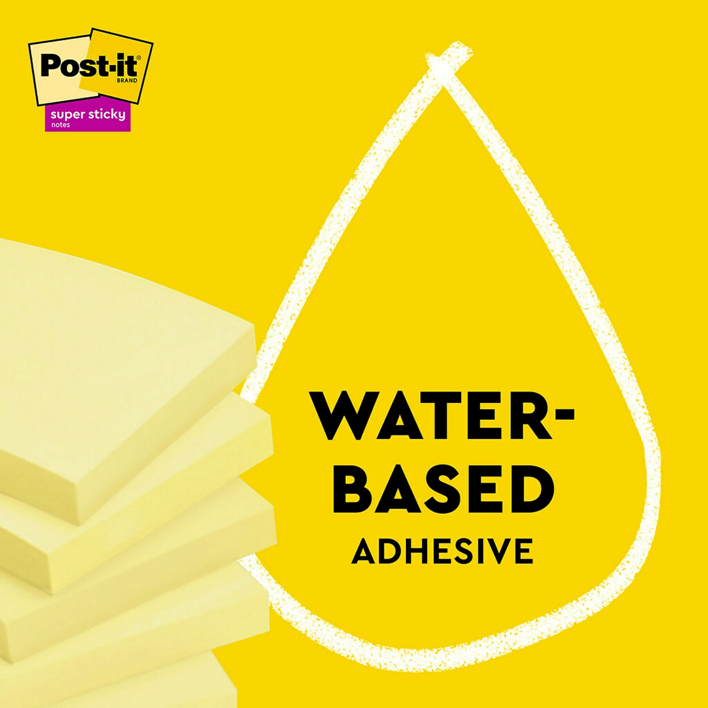 Post-it Recycled Super Sticky Notes, 3