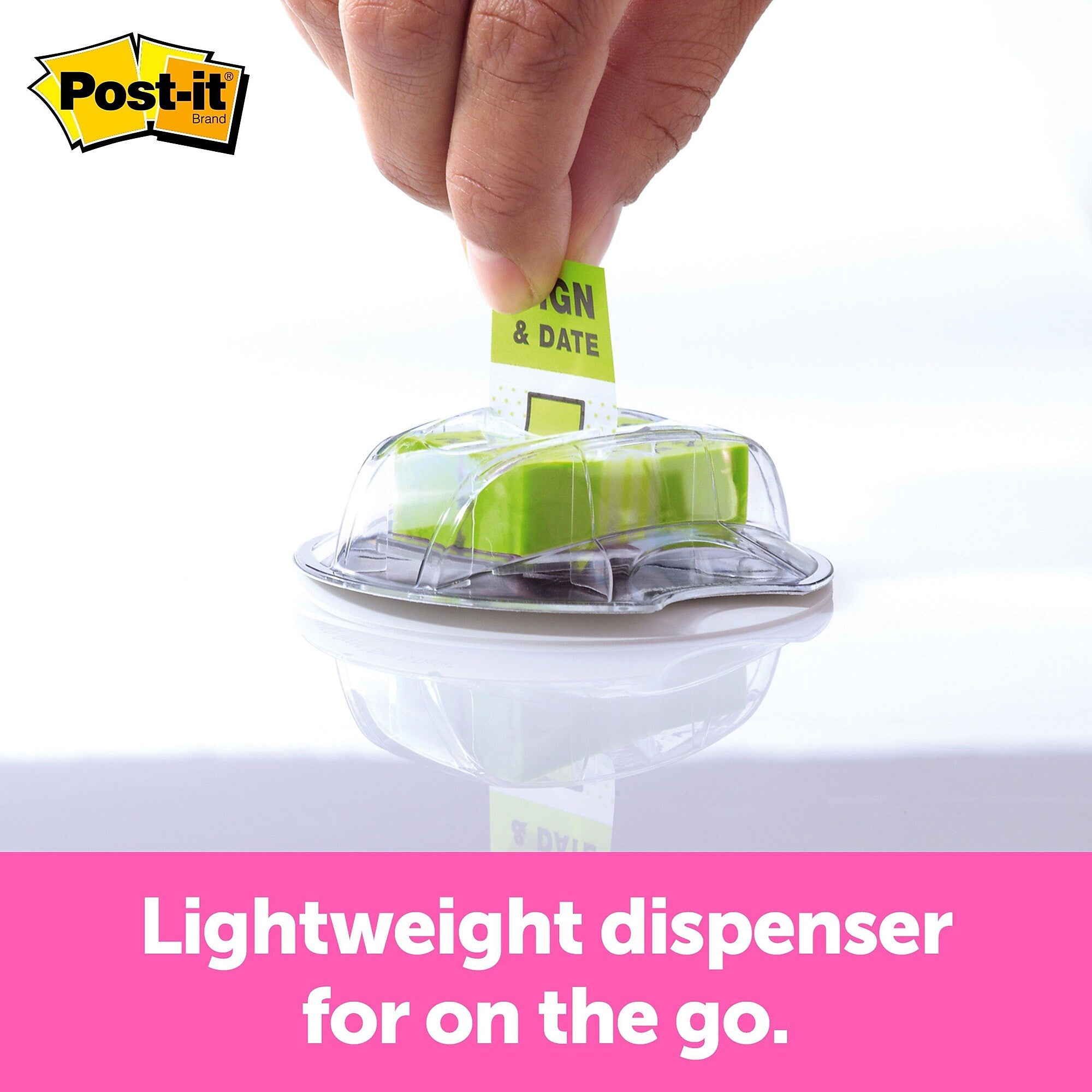 Post-it 'Sign & Date' Message Flags, .94