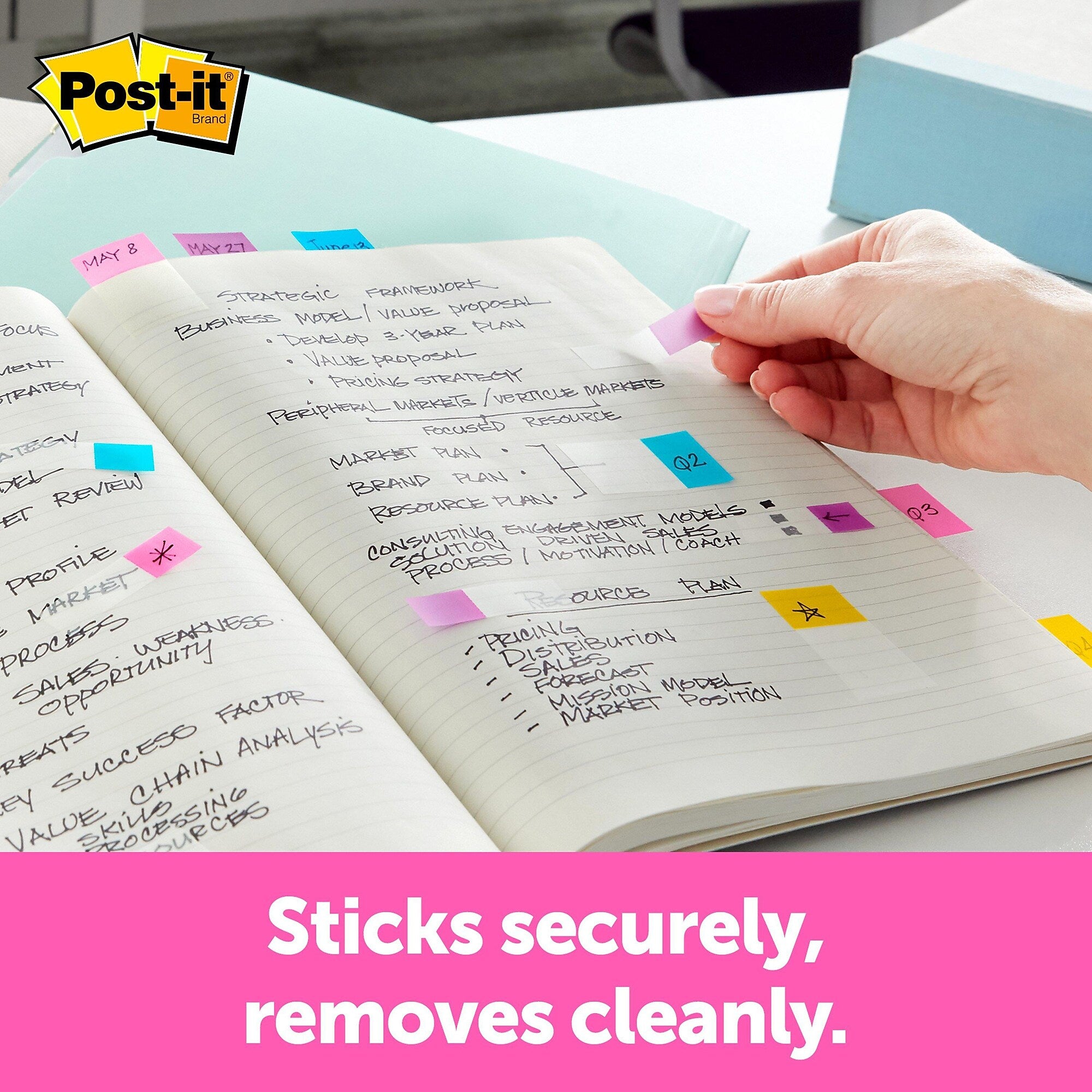 Post-it 'Sign Here' Message Flags, .5