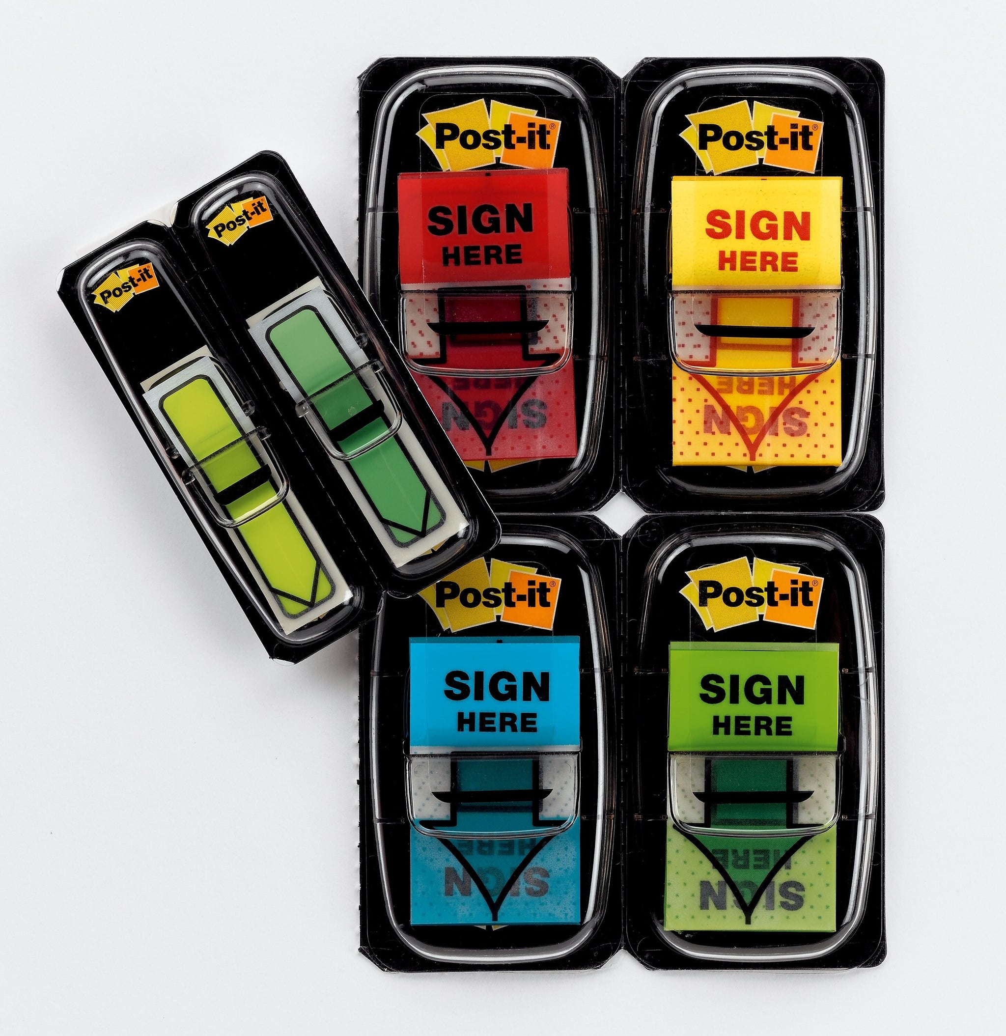 Post-it 'Sign Here' Message Flags Value Pack, .94