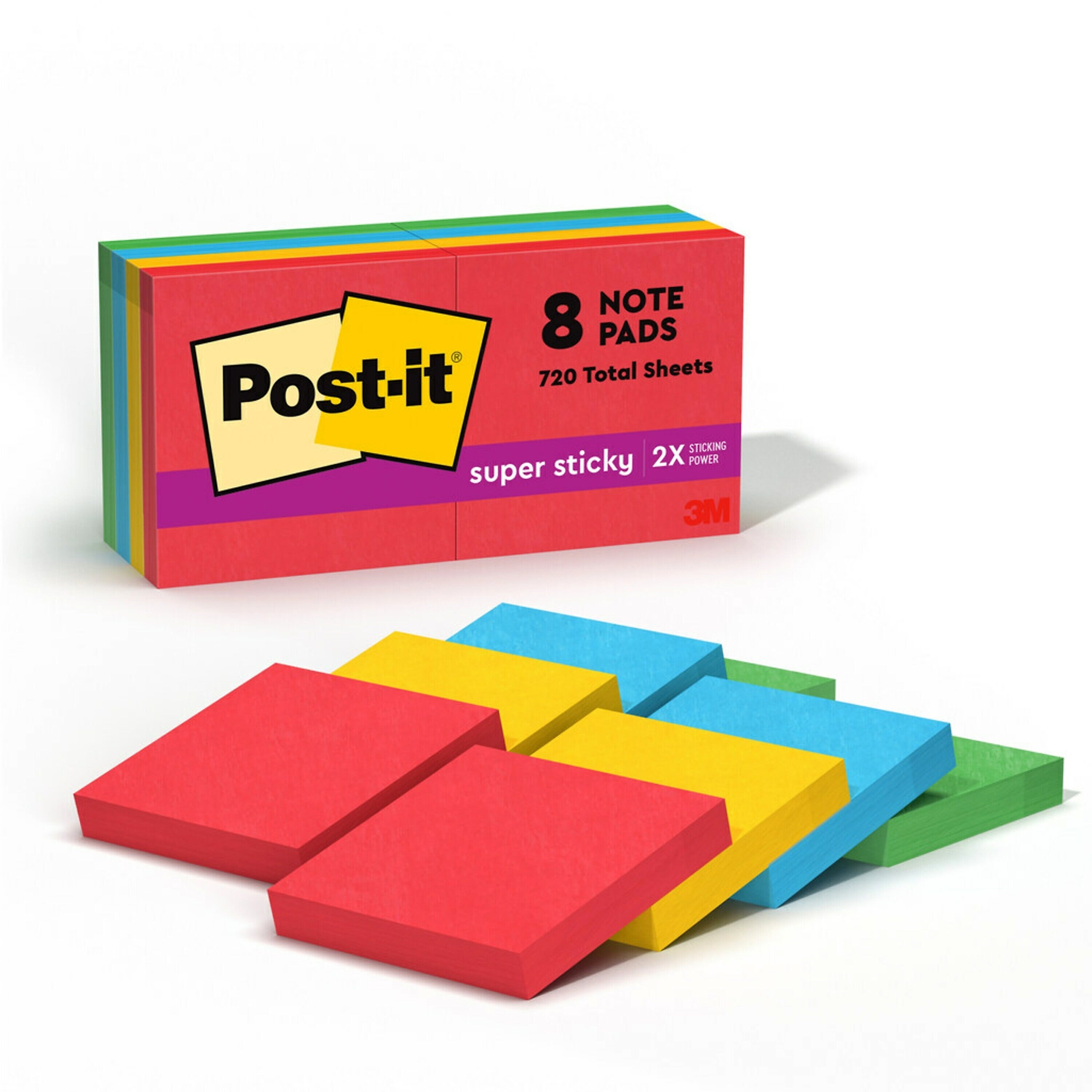 Post-it Super Sticky Notes, 2