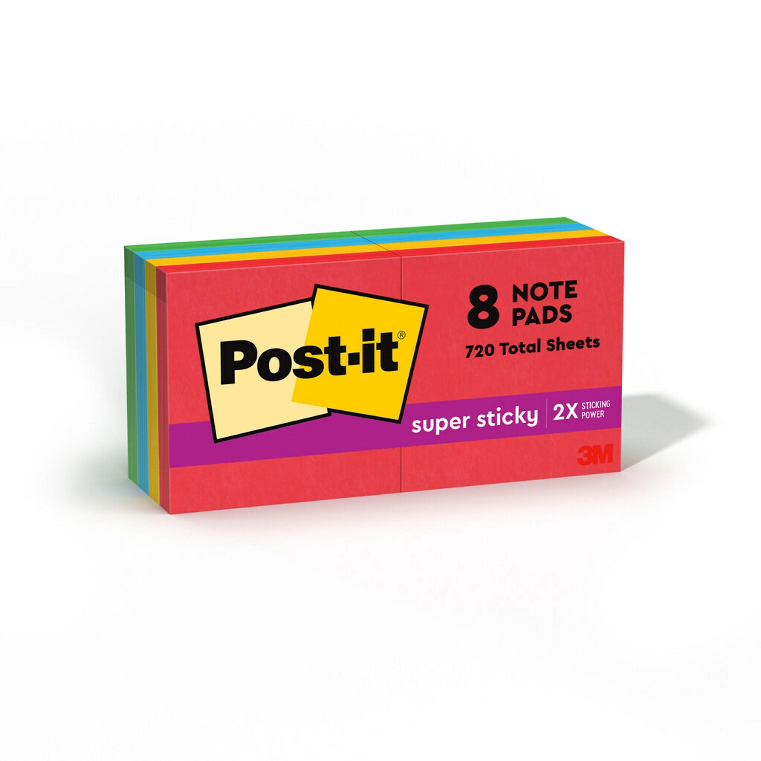 Post-it Super Sticky Notes, 2