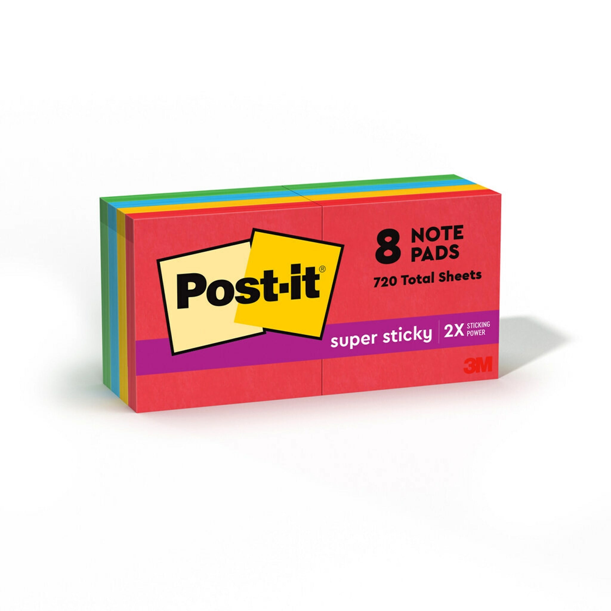 Post-it Super Sticky Notes, 2