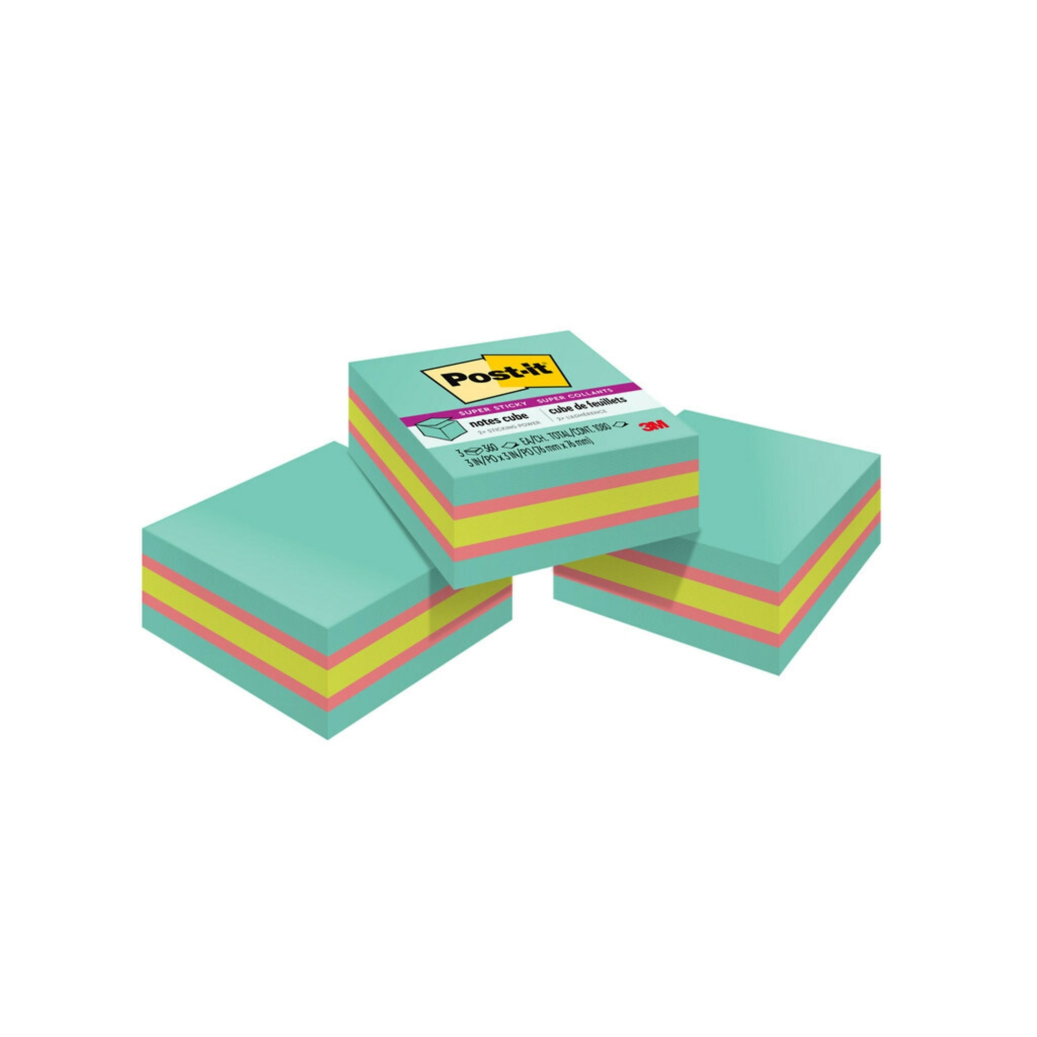 Post-it Super Sticky Notes, 3