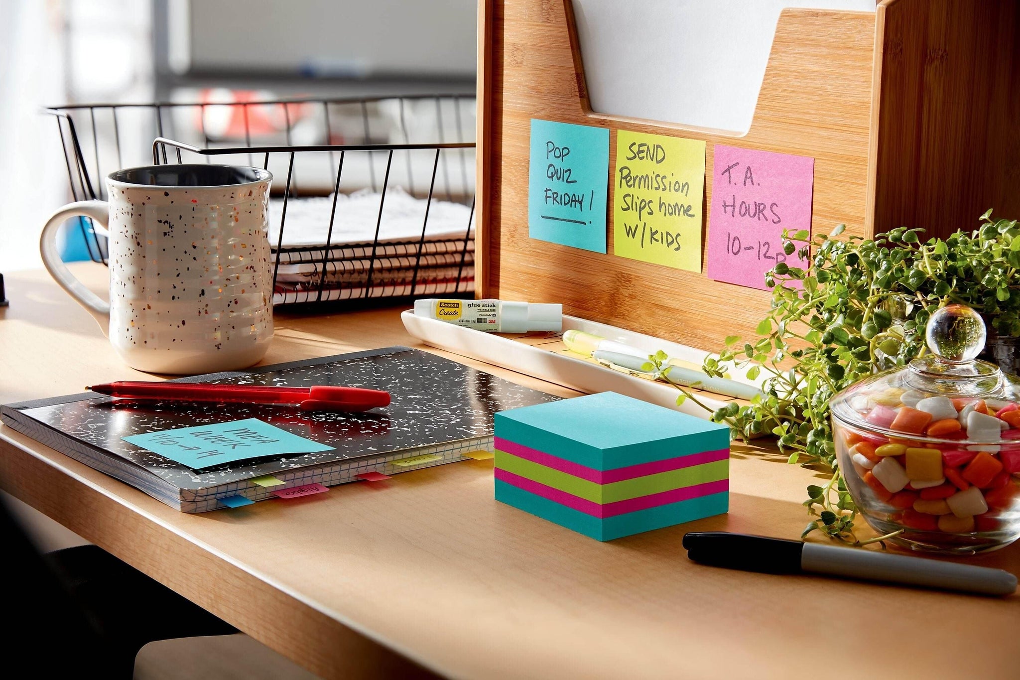 Post-it Super Sticky Notes, 3