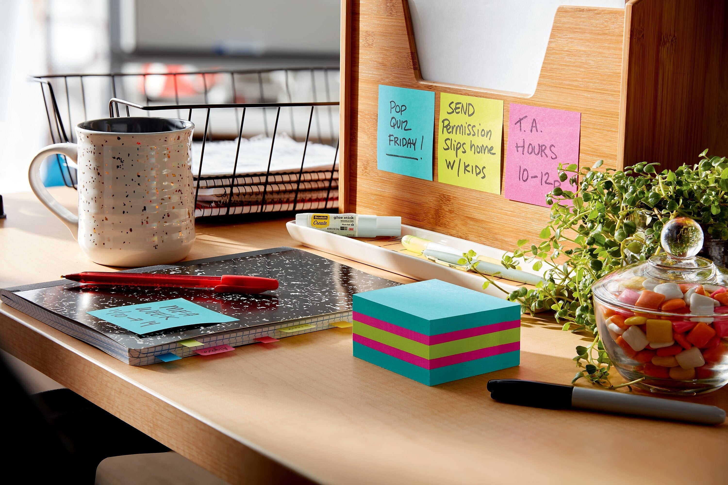 Post-it Super Sticky Notes, 3