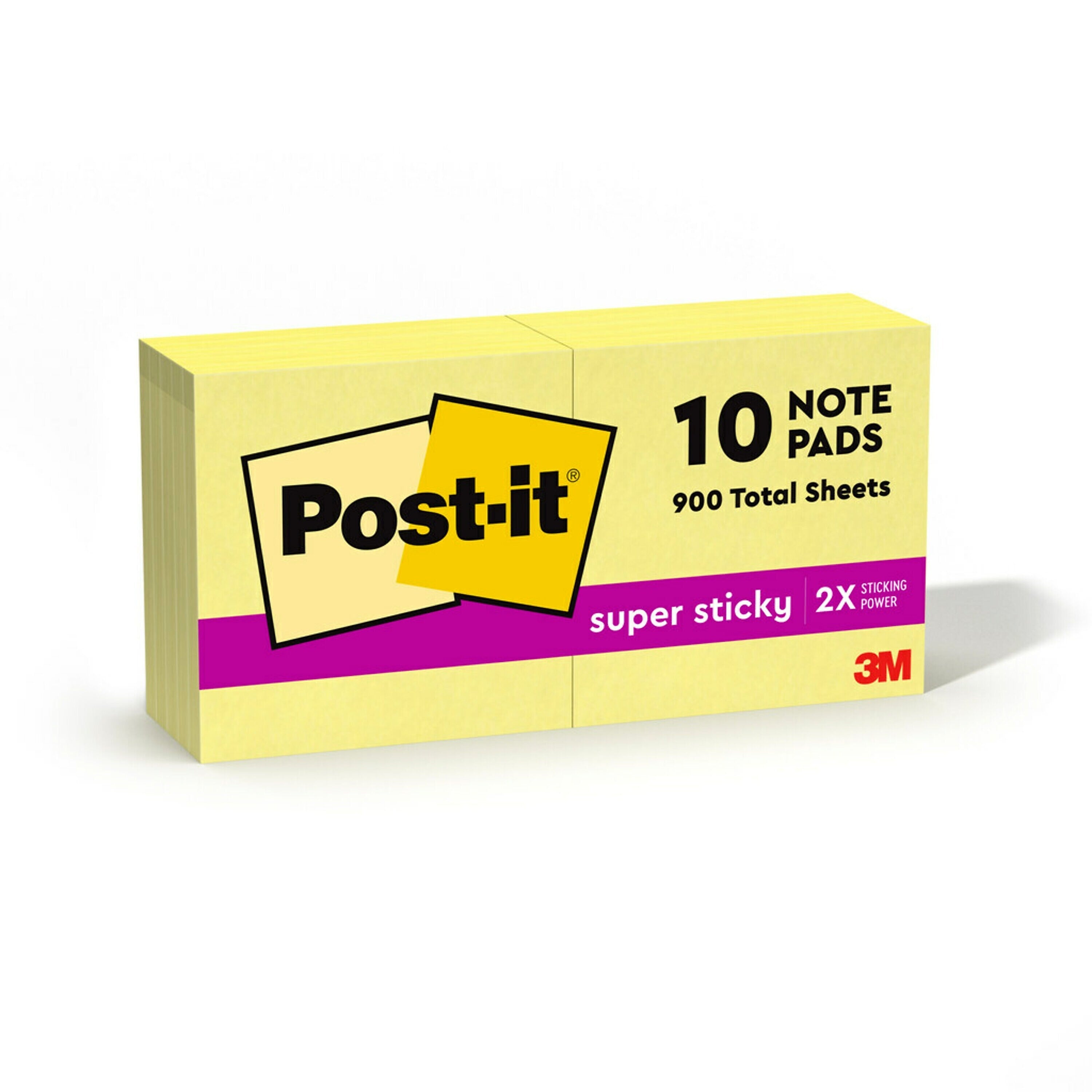 Post-it Super Sticky Notes, 3