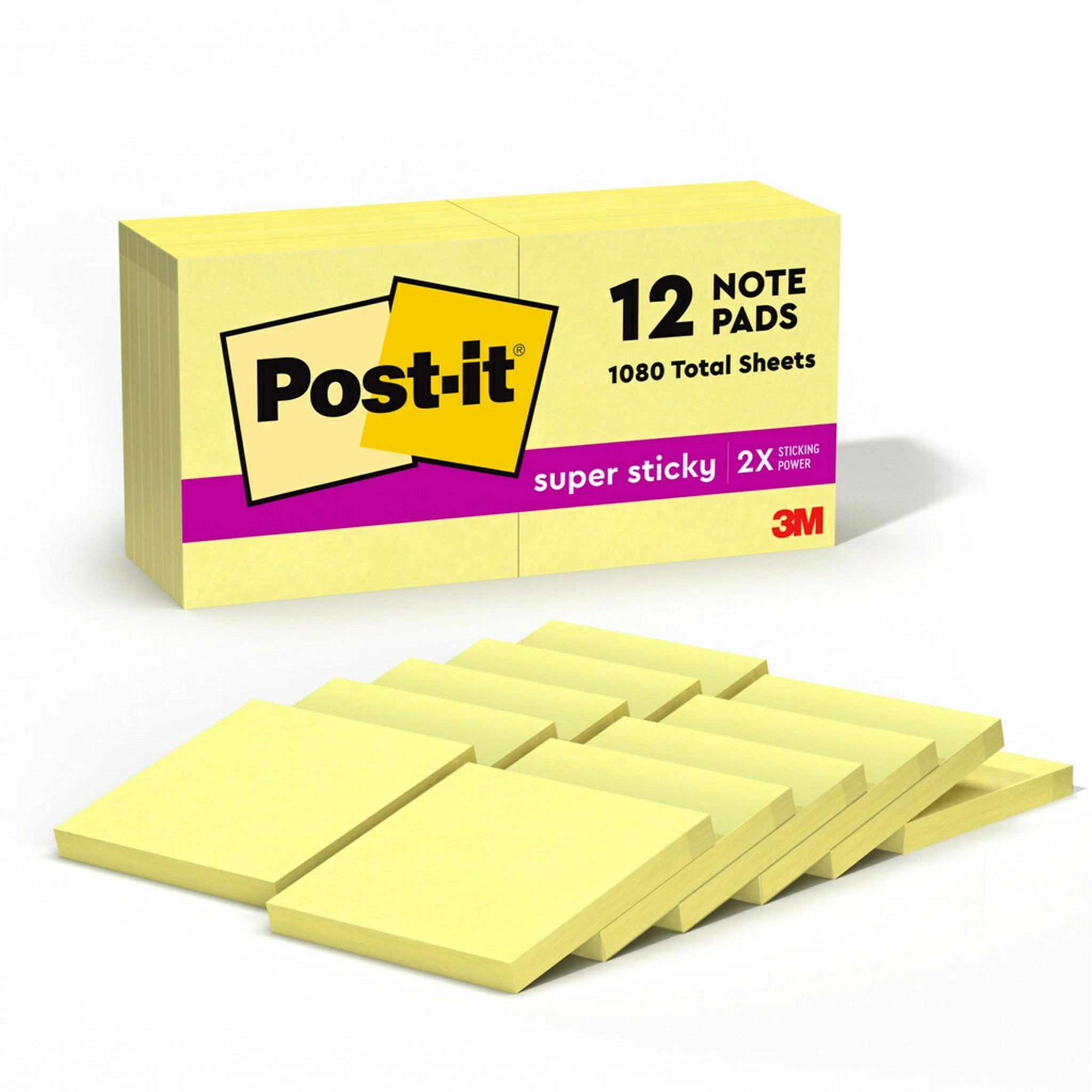 Post-it Super Sticky Notes, 3