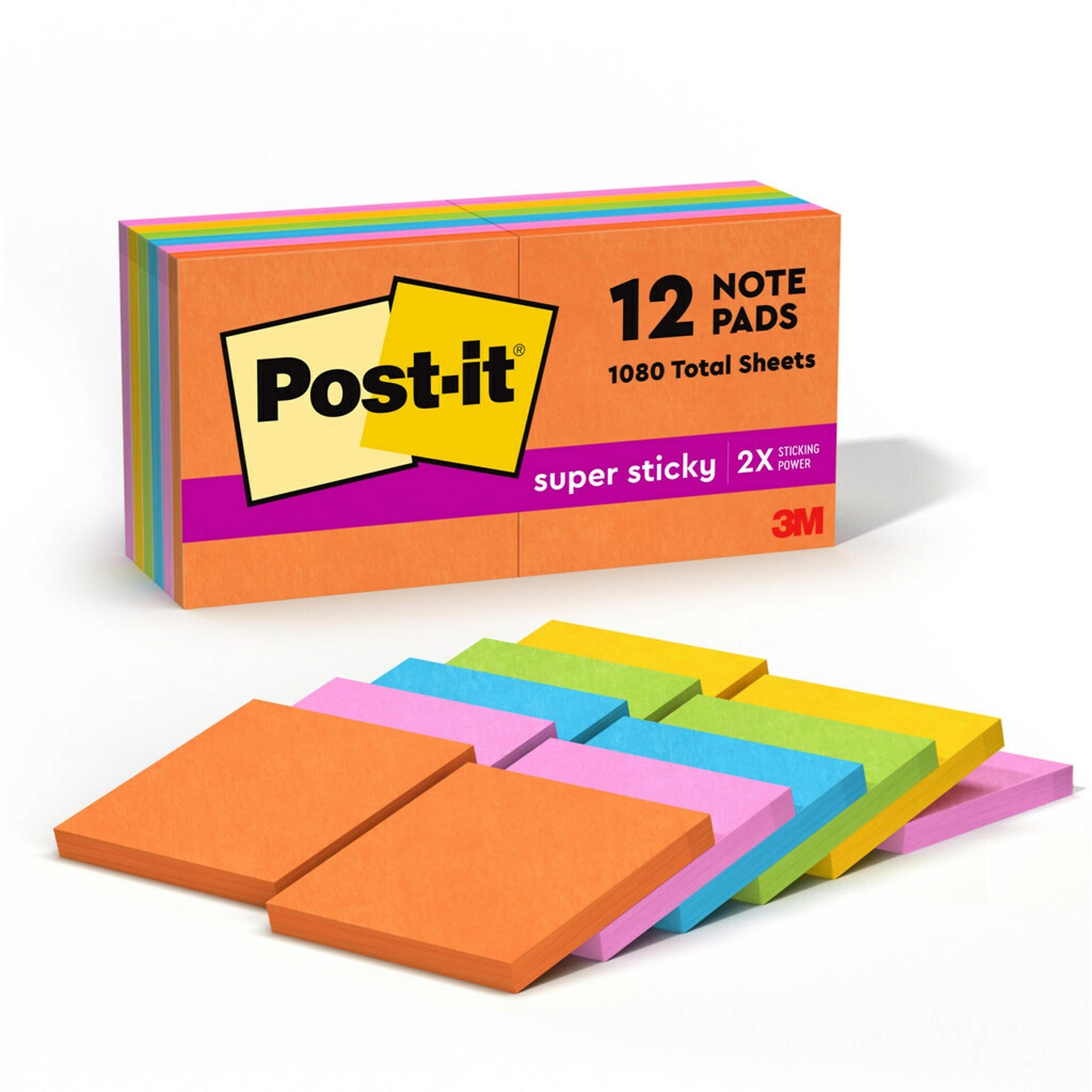 Post-it Super Sticky Notes, 3