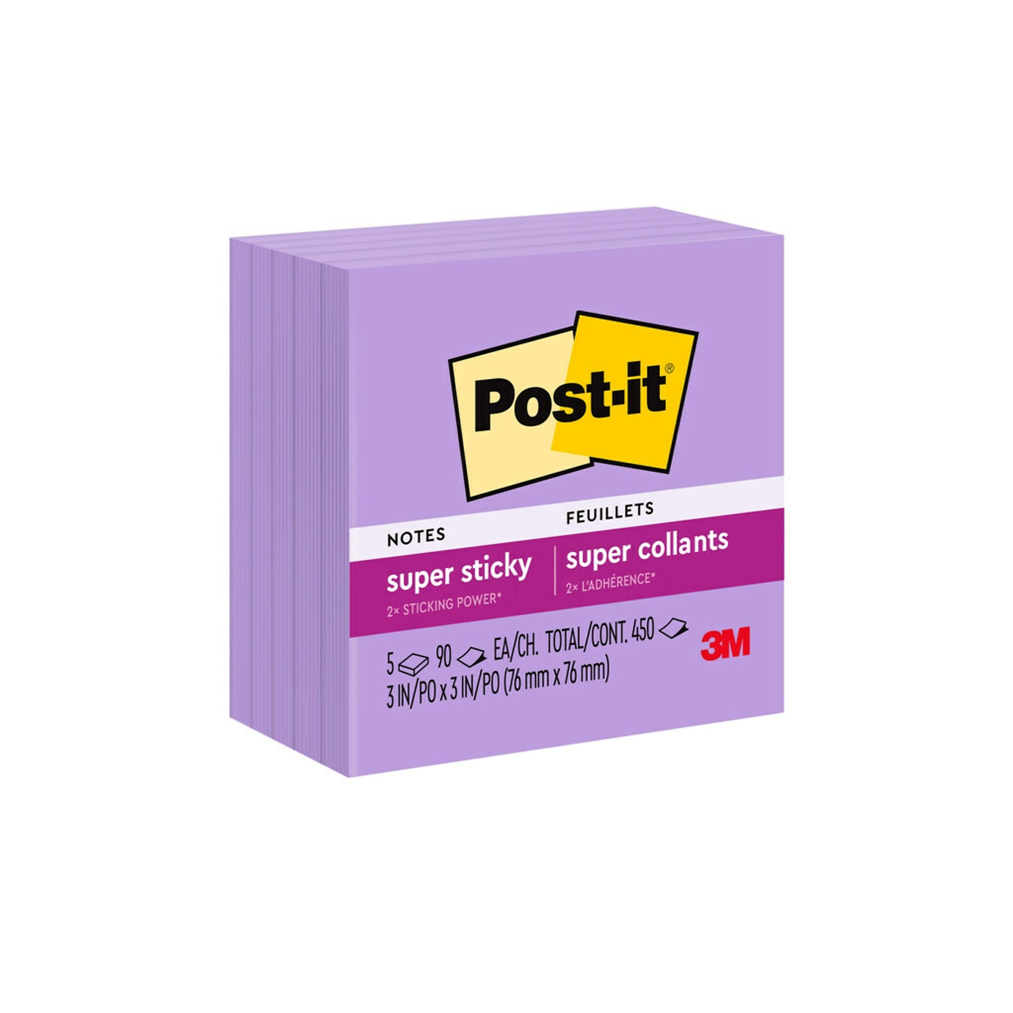 Post-it Super Sticky Notes, 3