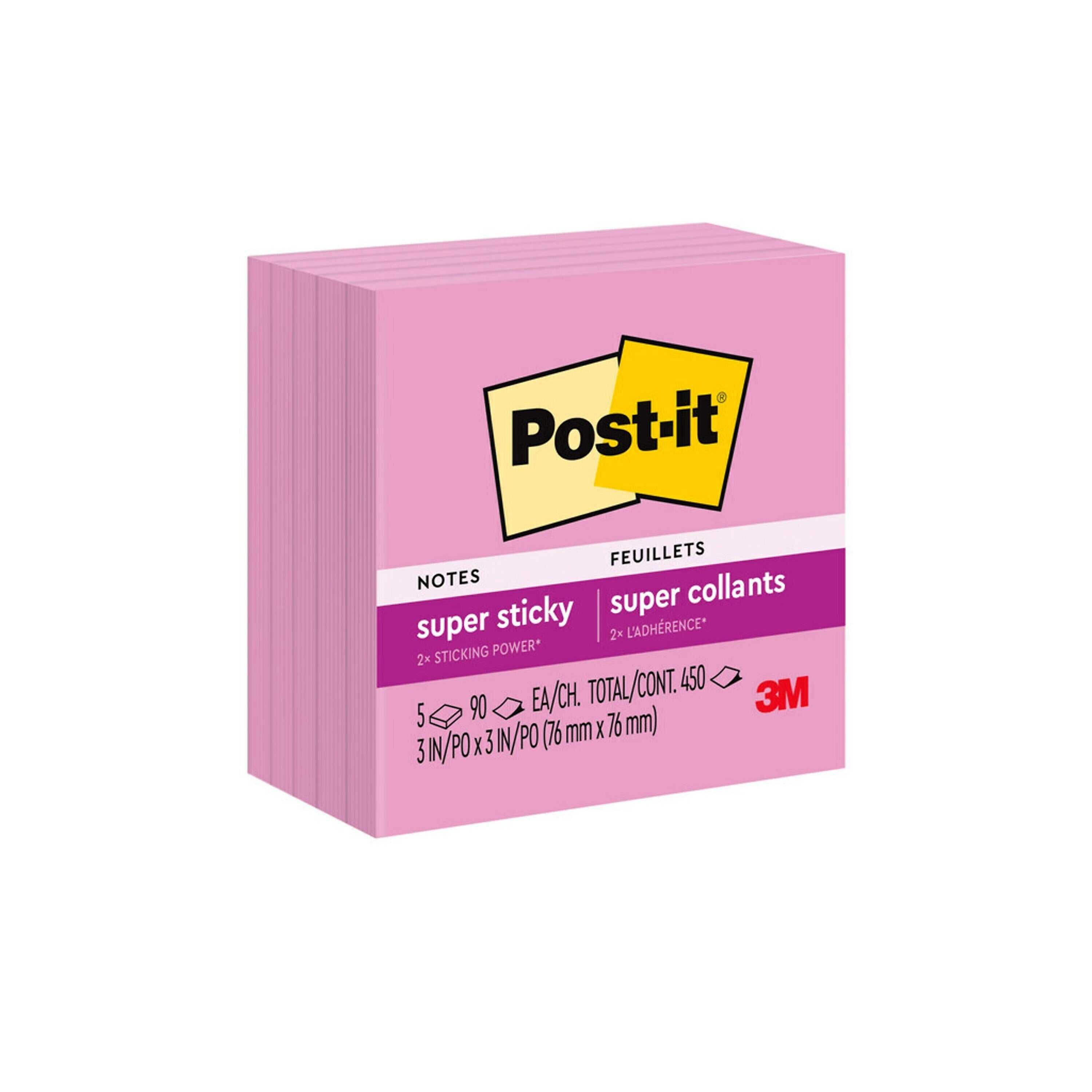 Post-it Super Sticky Notes, 3