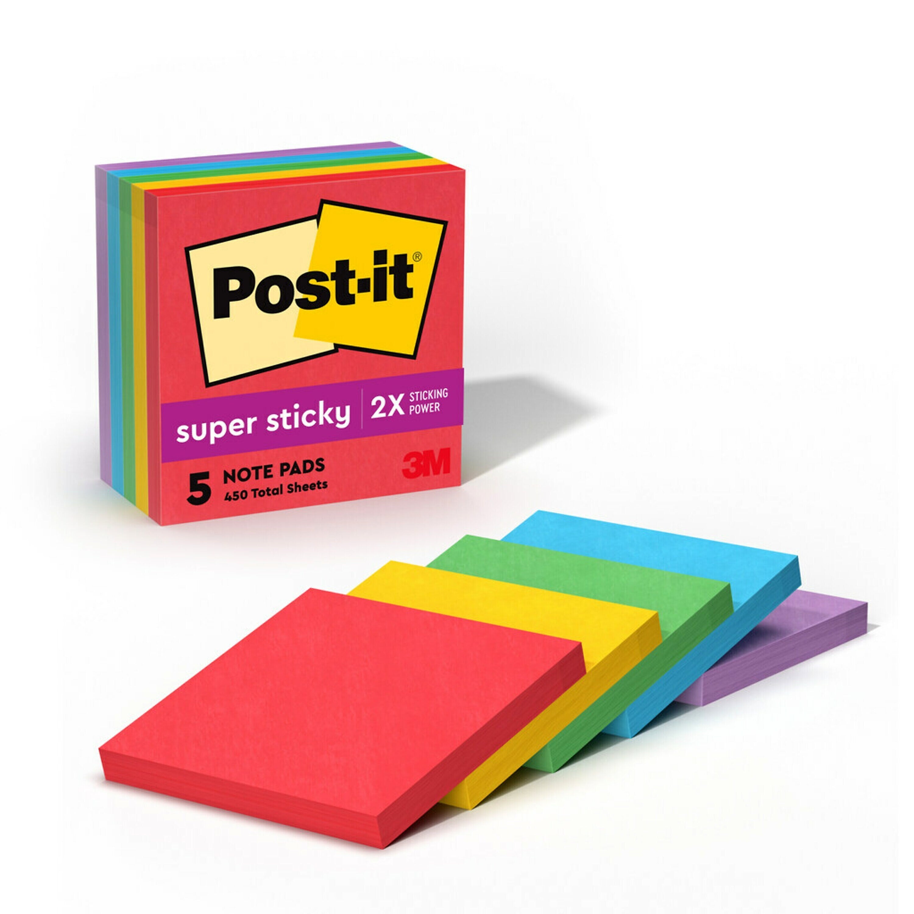 Post-it Super Sticky Notes, 3