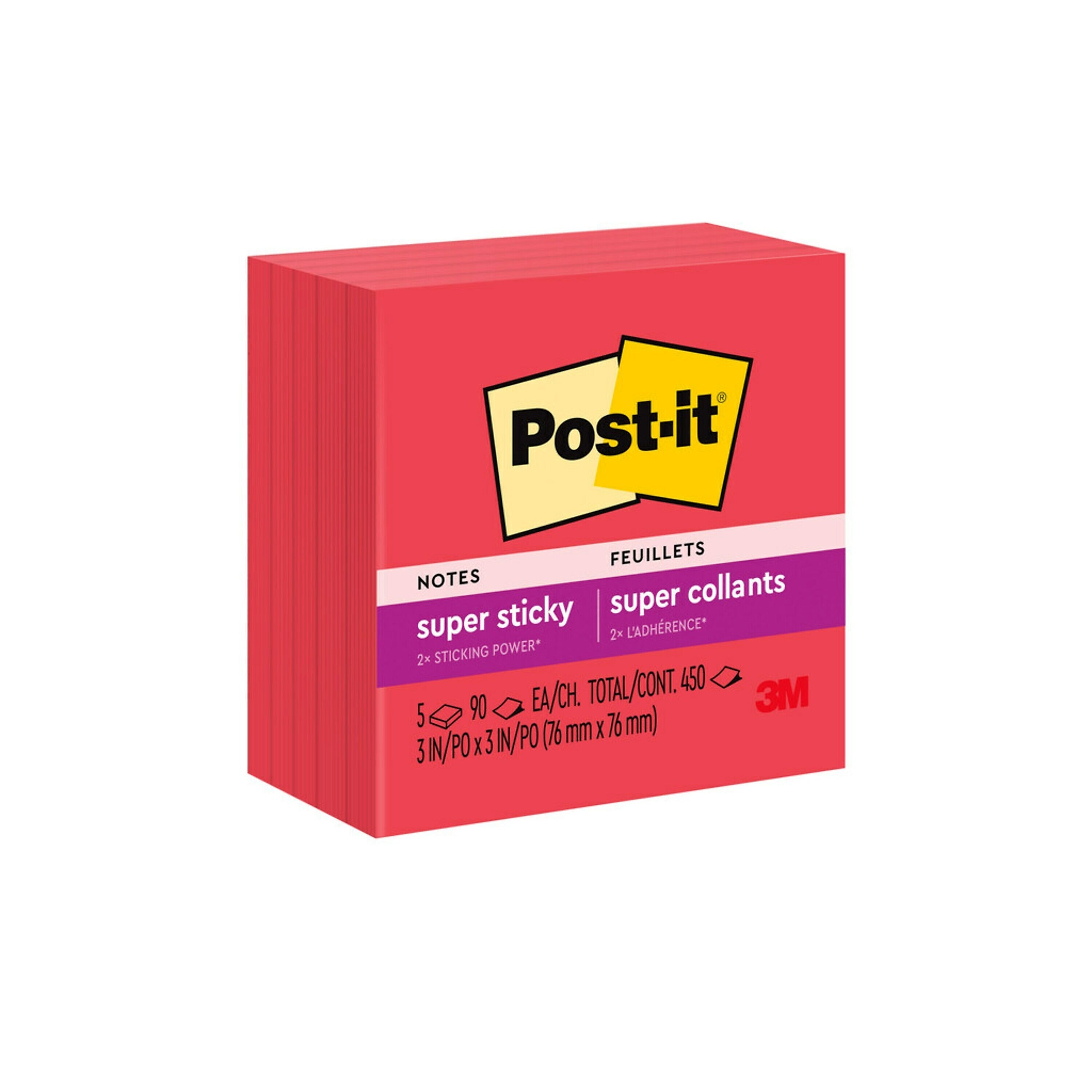 Post-it Super Sticky Notes, 3