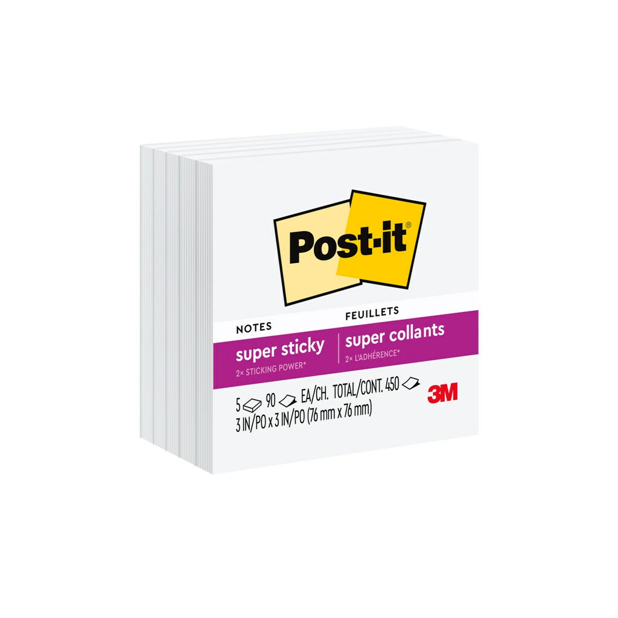 Post-it Super Sticky Notes, 3