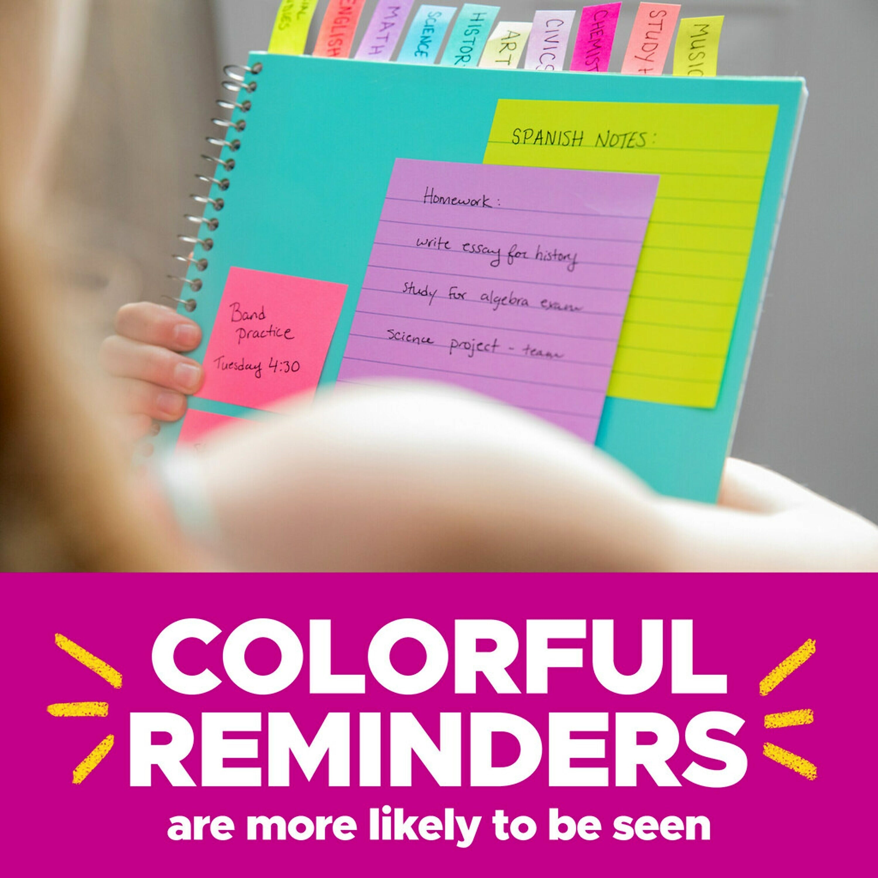 Post-it Super Sticky Notes, 3