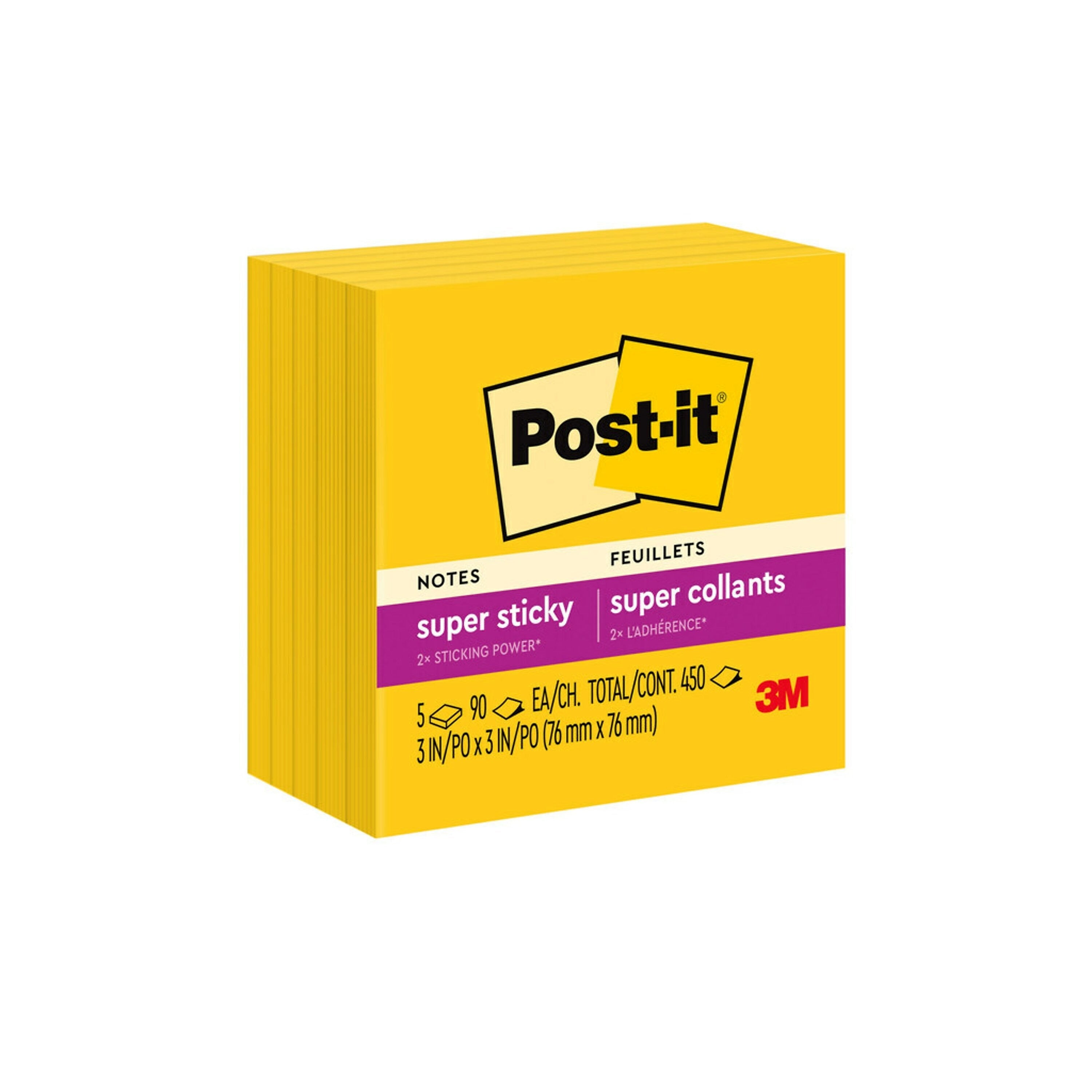 Post-it Super Sticky Notes, 3