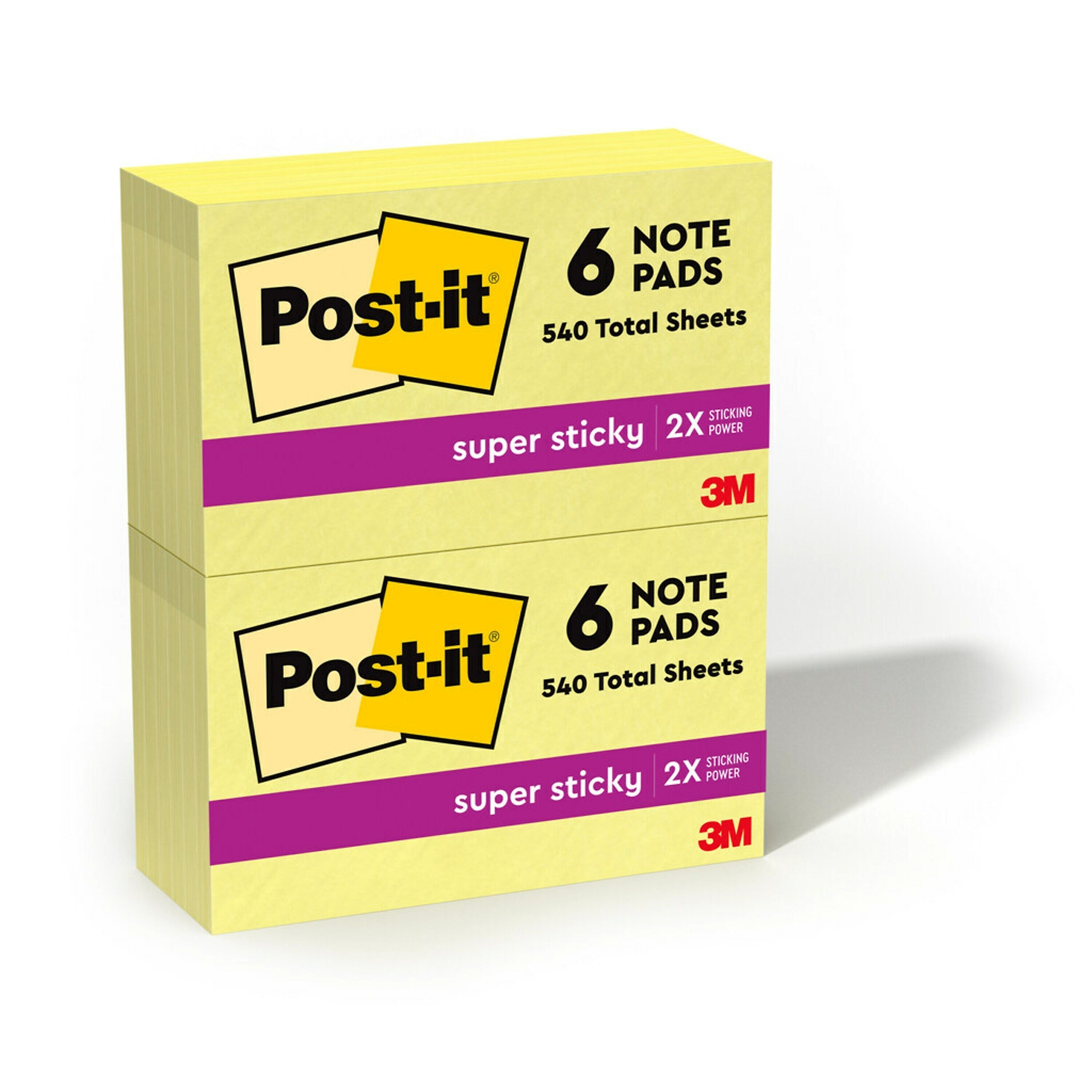 Post-it Super Sticky Notes, 3