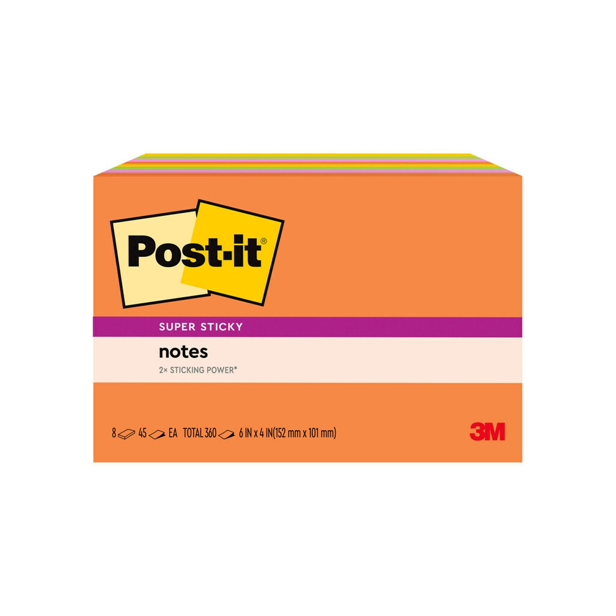 Post-it Super Sticky Notes, 4