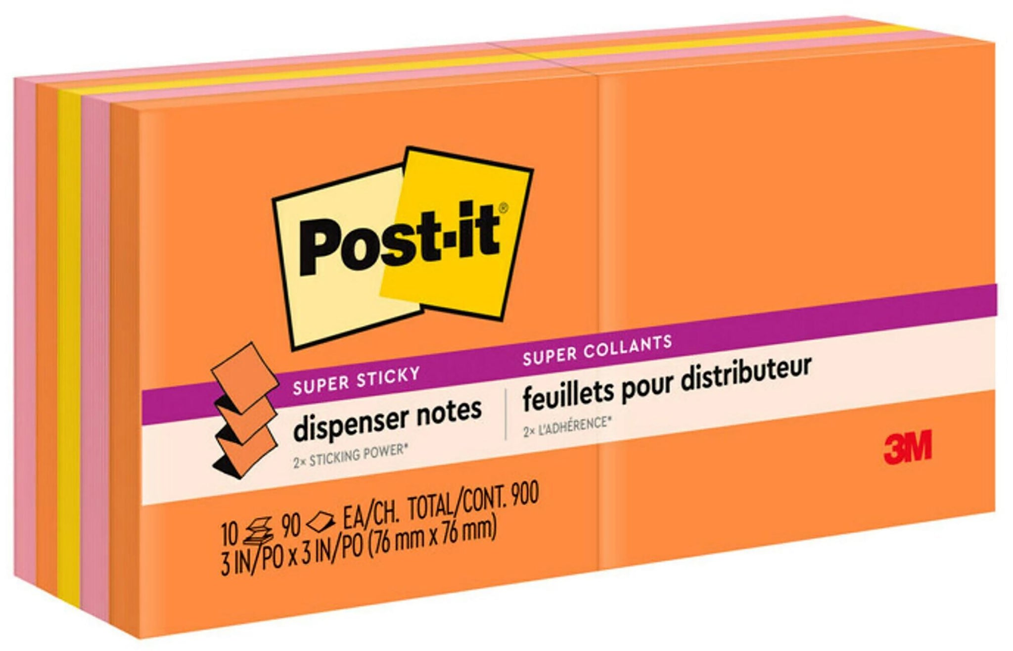 Post-it Super Sticky Pop-up Notes, 3