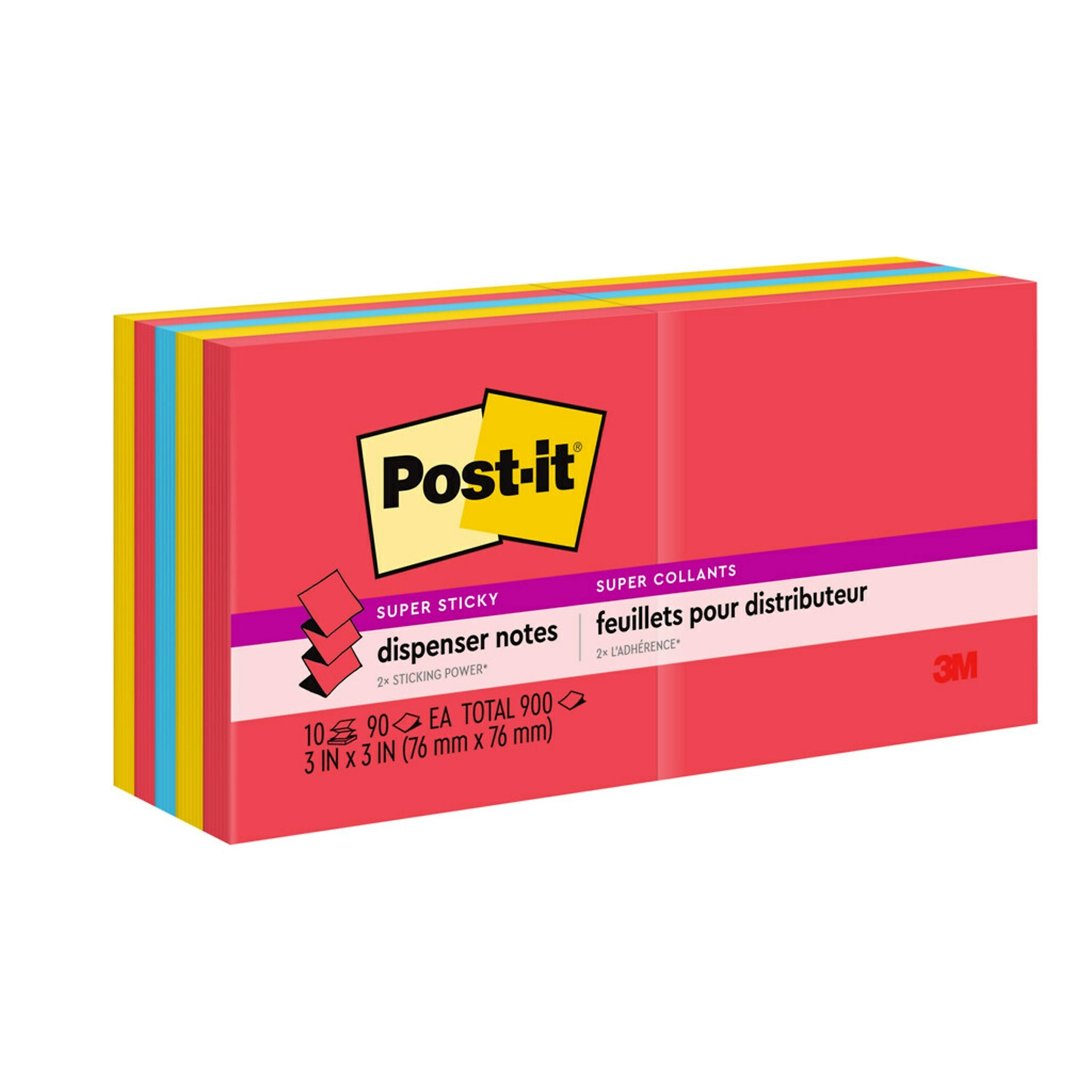 Post-it Super Sticky Pop-up Notes, 3