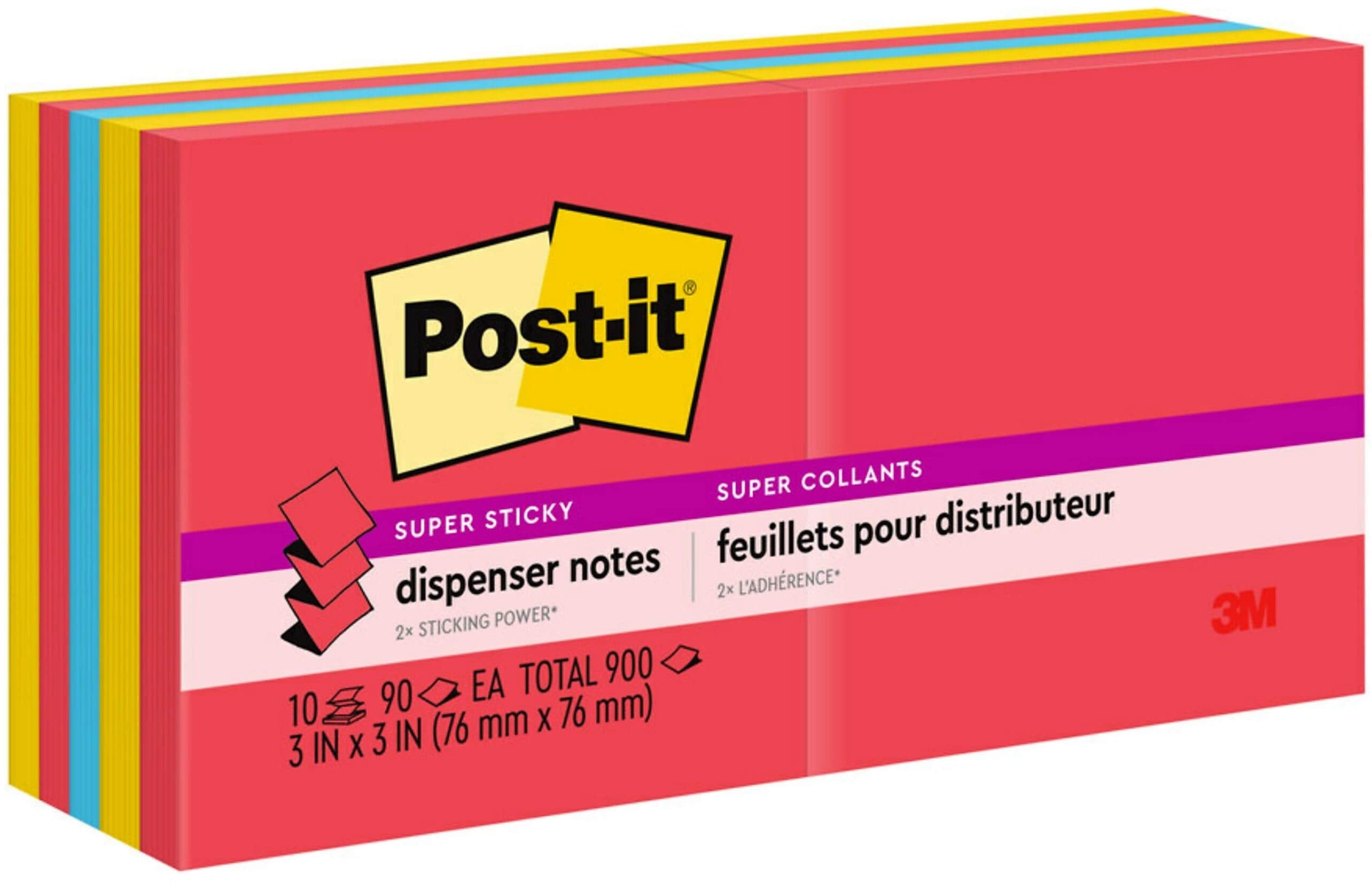 Post-it Super Sticky Pop-up Notes, 3