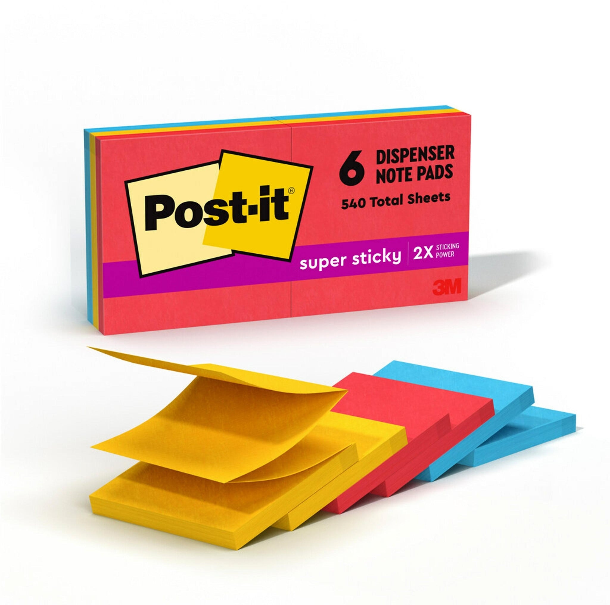 Post-it Super Sticky Pop-up Notes, 3