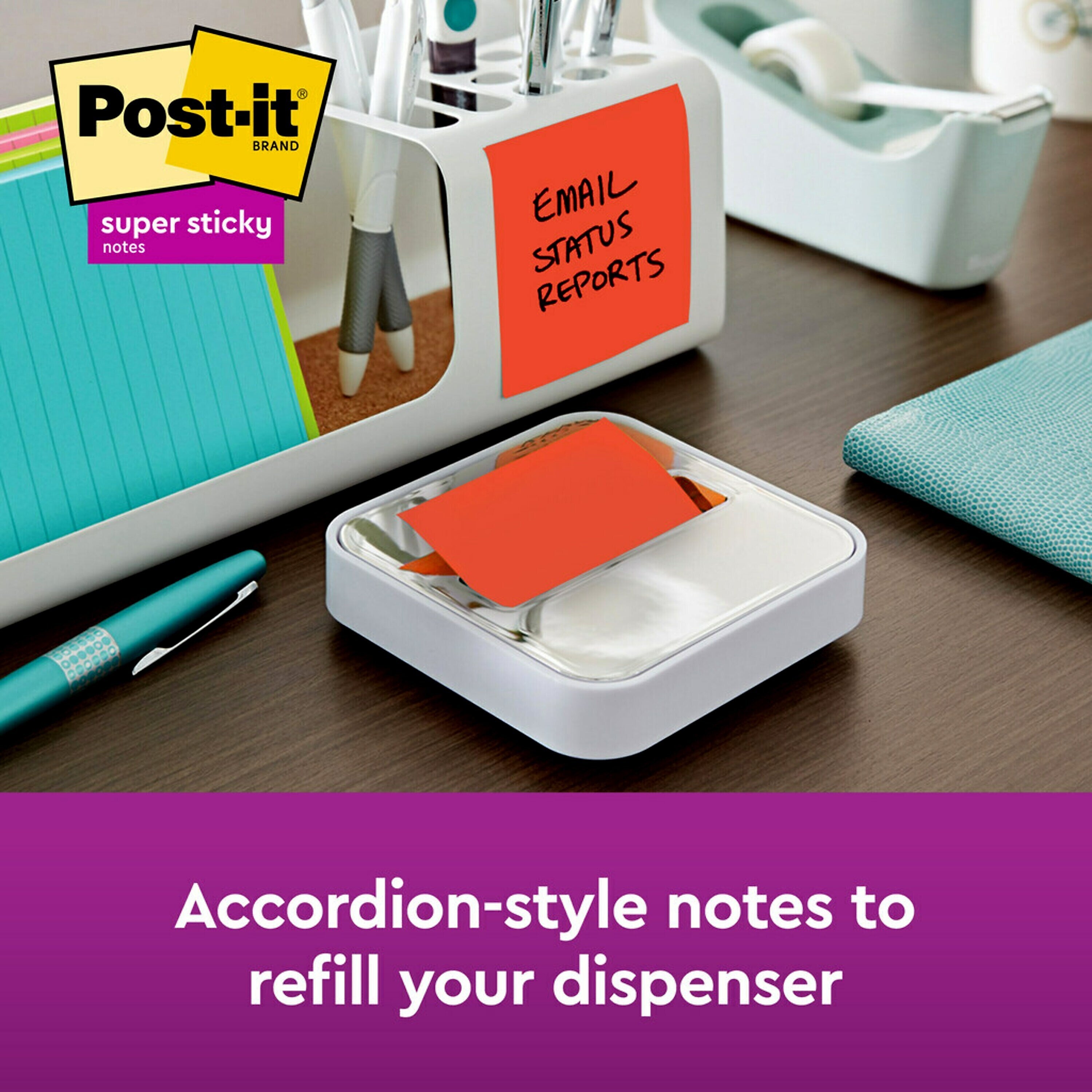 Post-it Super Sticky Pop-up Notes, 3