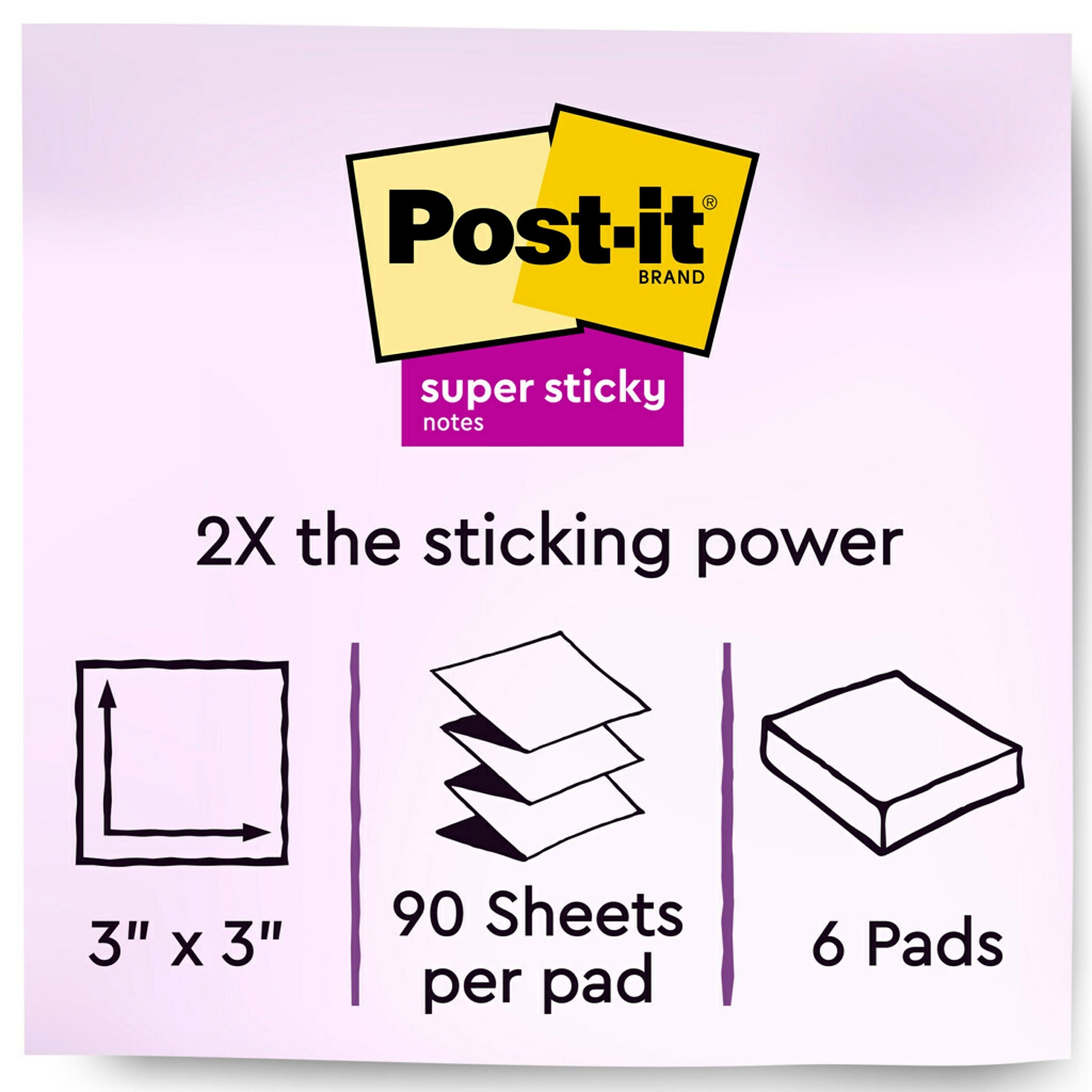 Post-it Super Sticky Pop-up Notes, 3