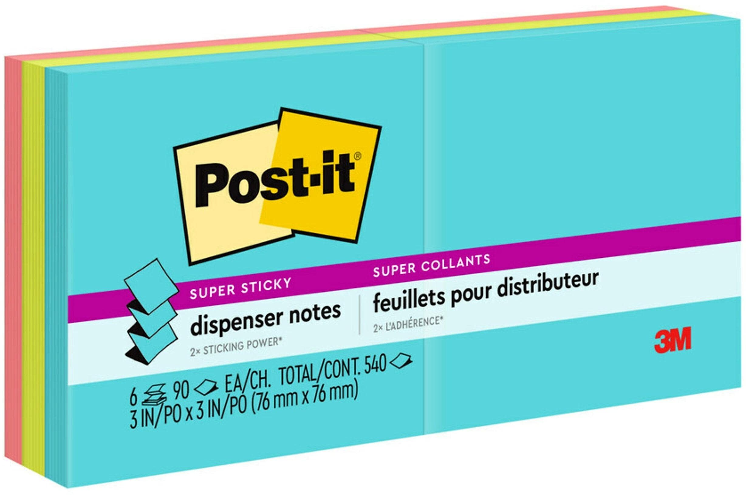 Post-it Super Sticky Pop-up Notes, 3